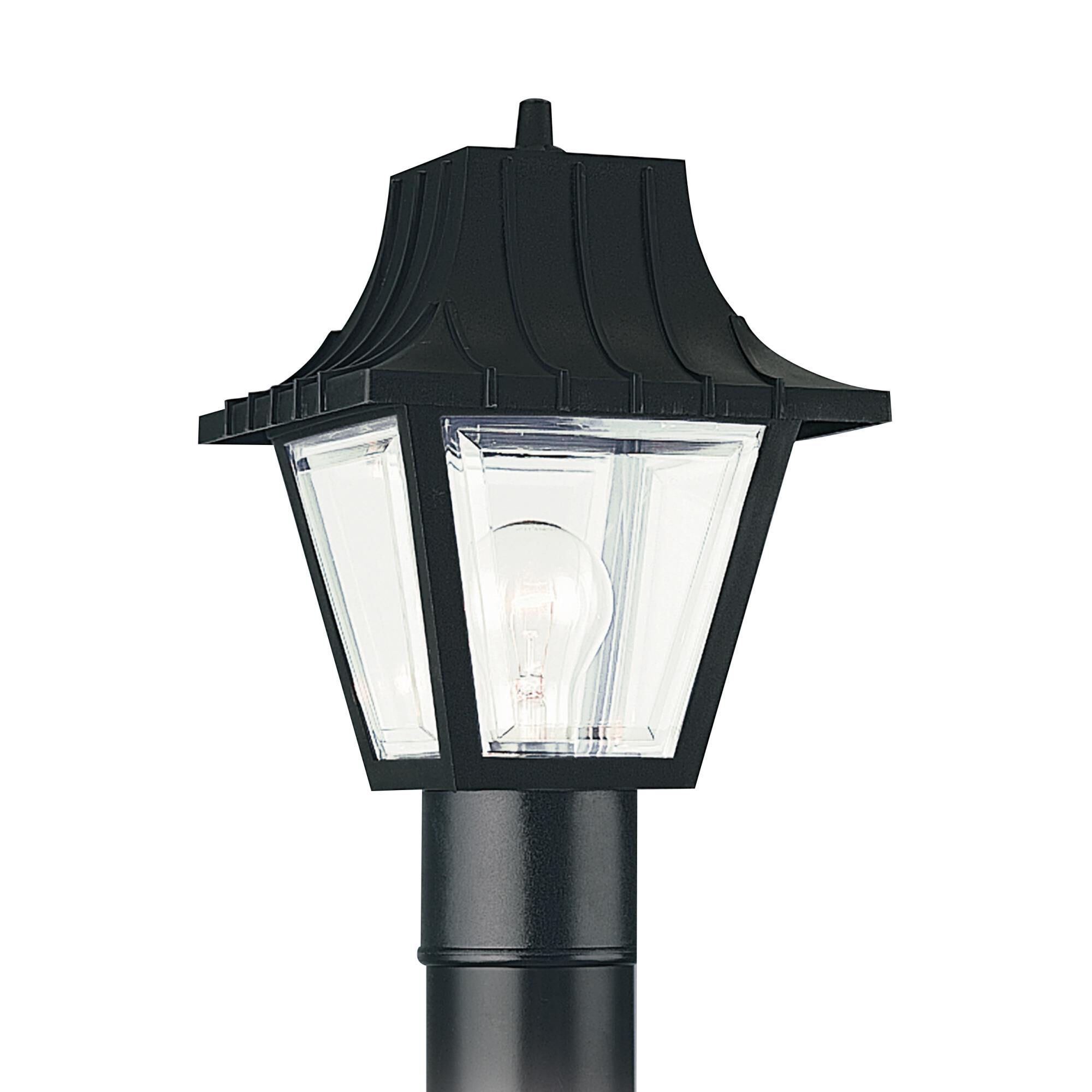 Generation Lighting Polycarbonate Outdoor 11 Inch Tall Outdoor Post Lamp