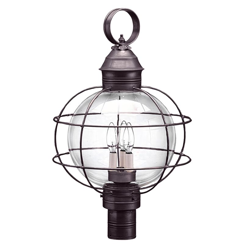 Onion 25 Inch 3 Light Outdoor Post Lamp by Northeast Lantern
