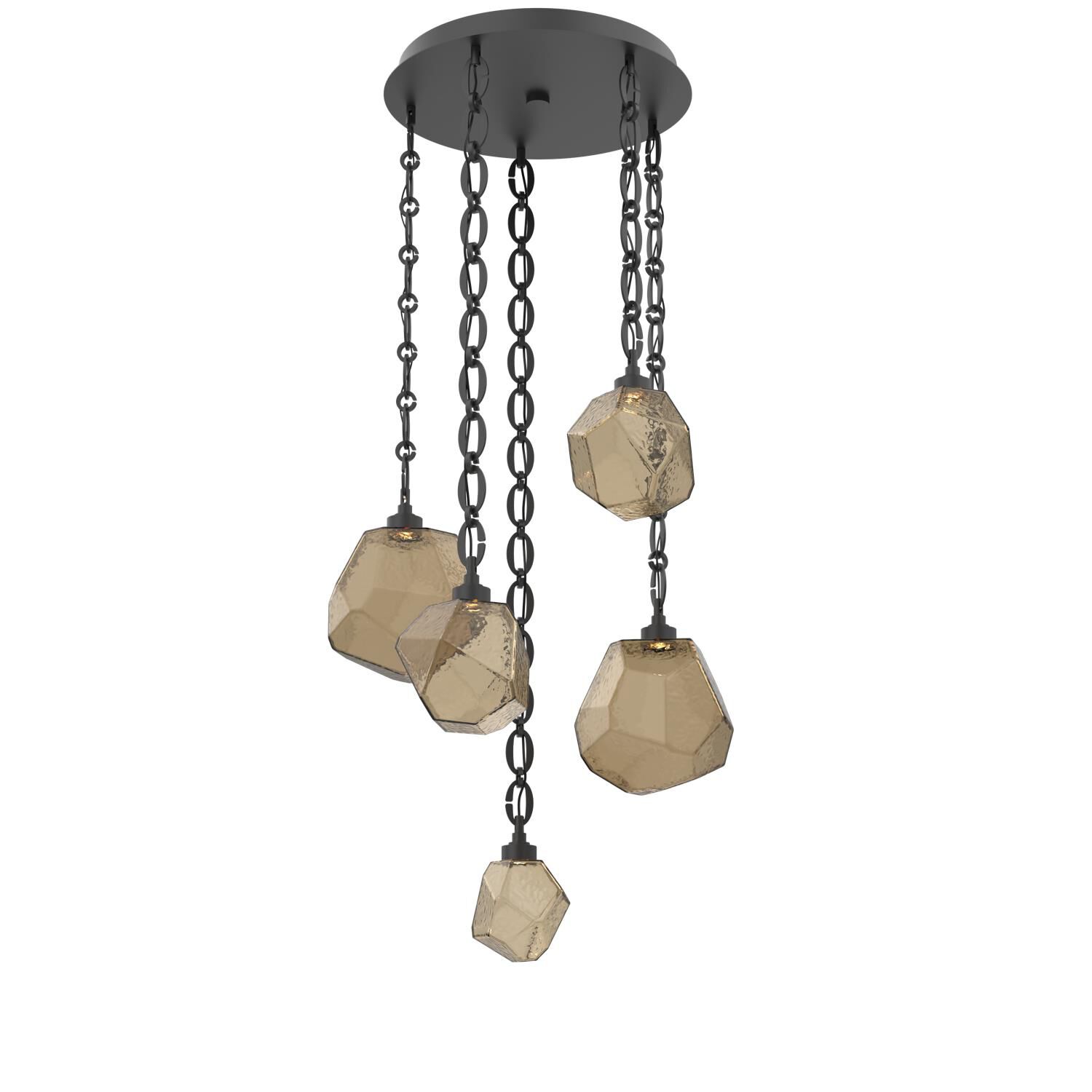 Levi Wilson Gem 23 Inch Multi Light Pendant by Hammerton Studio
