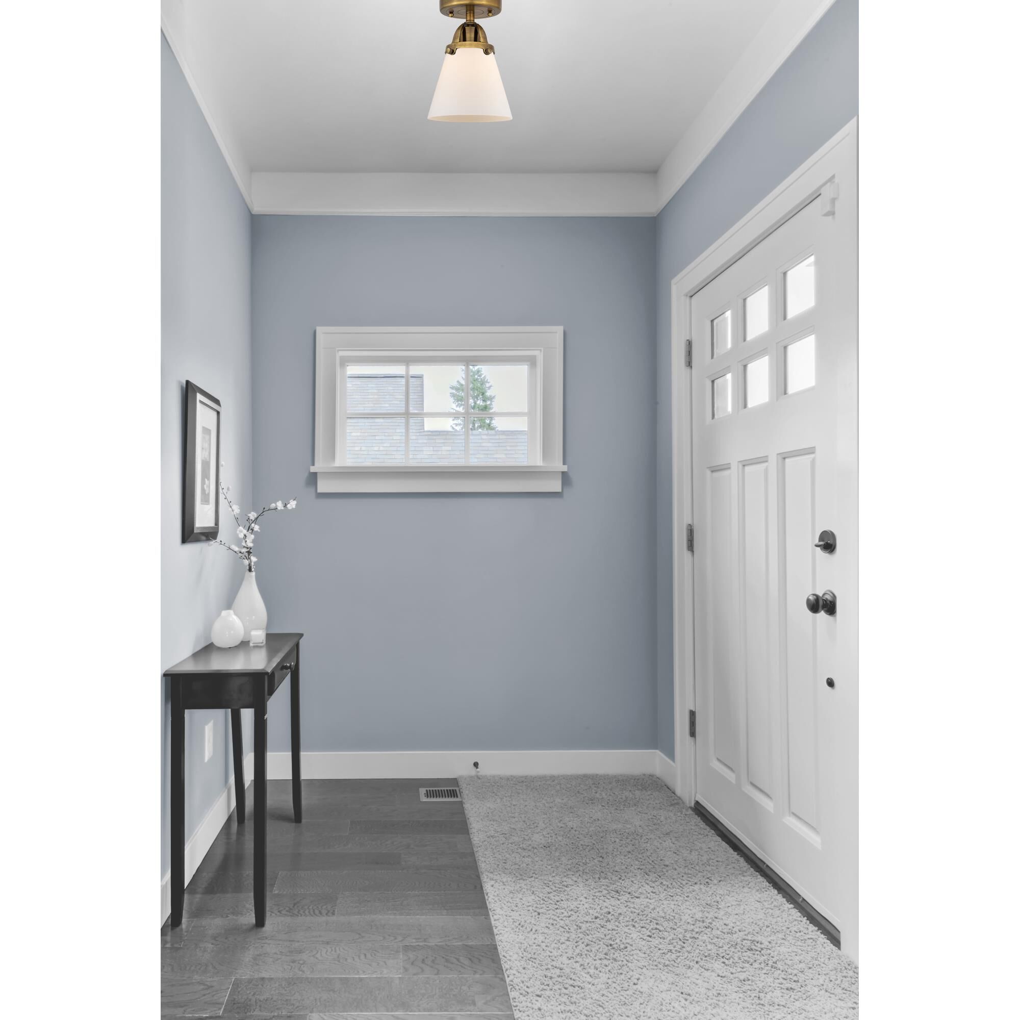 Bruno Marashlian Cone 6 Inch 1 Light Semi Flush Mount by Innovations Lighting