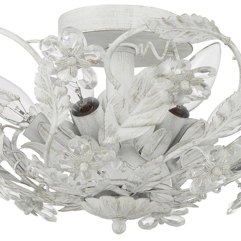 Paris Market 16 Inch 6 Light Semi Flush Mount by Crystorama
