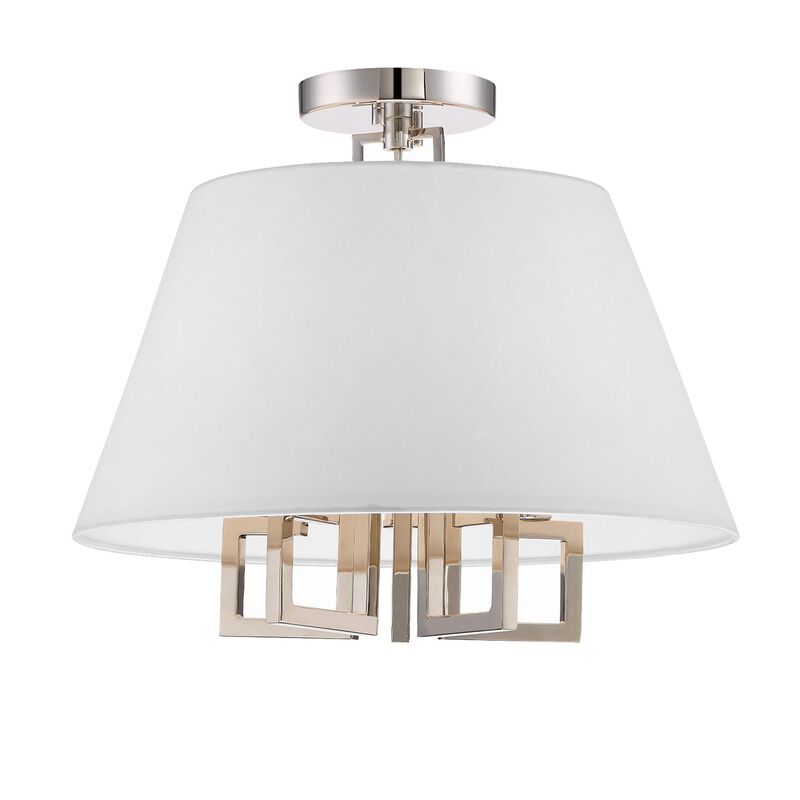 Libby Langdon Westwood 16 Inch 5 Light Semi Flush Mount by Crystorama
