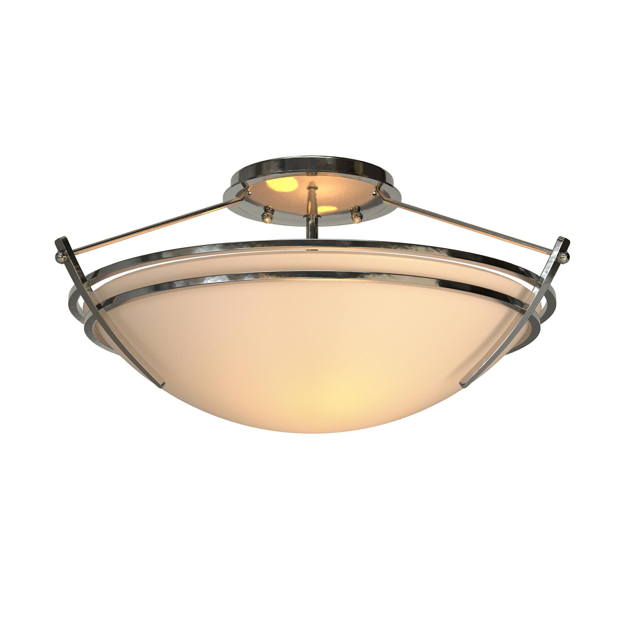 Presidio Tryne 16 Inch 2 Light Semi Flush Mount by Hubbardton Forge