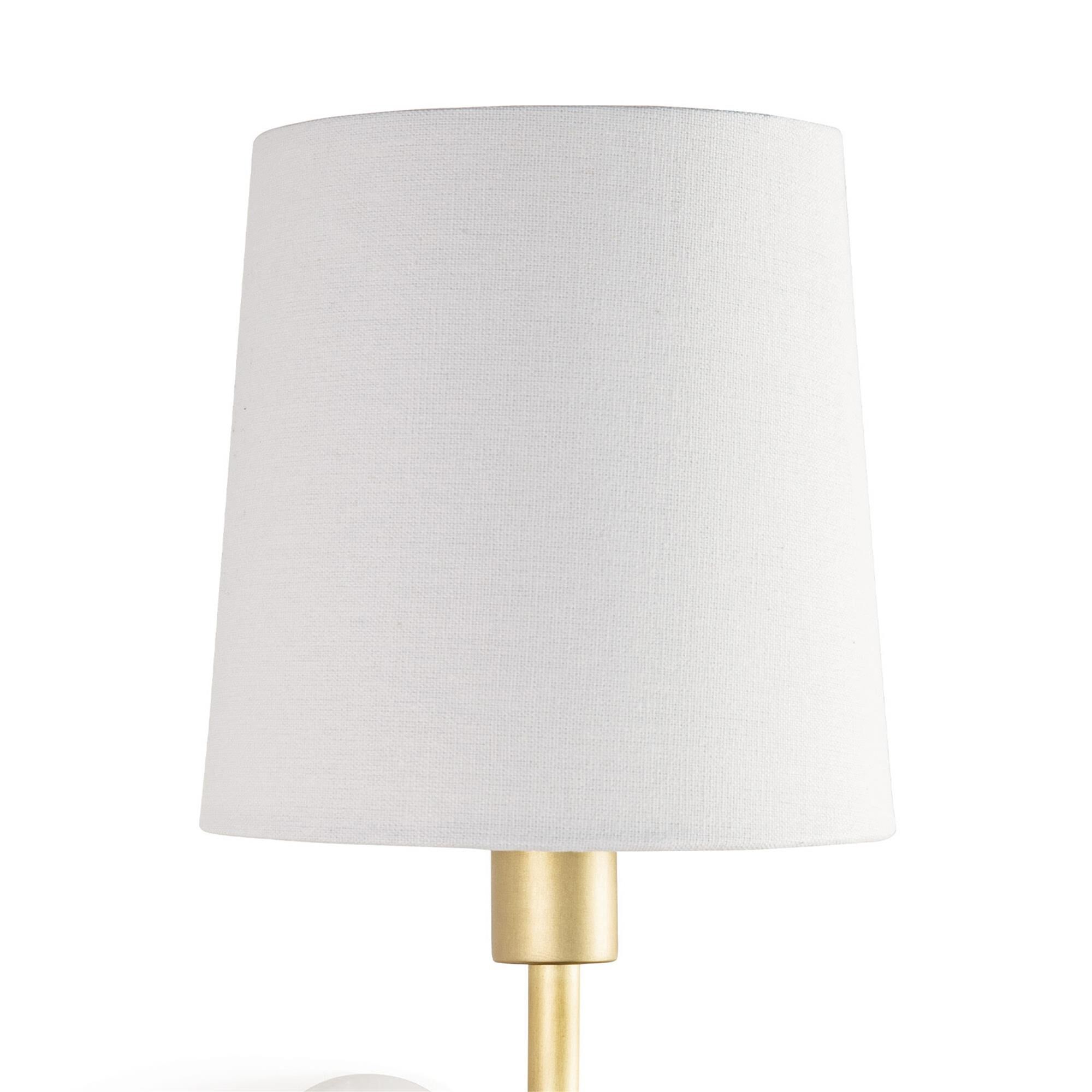 Shown in Natural Stone finish and Linen shade