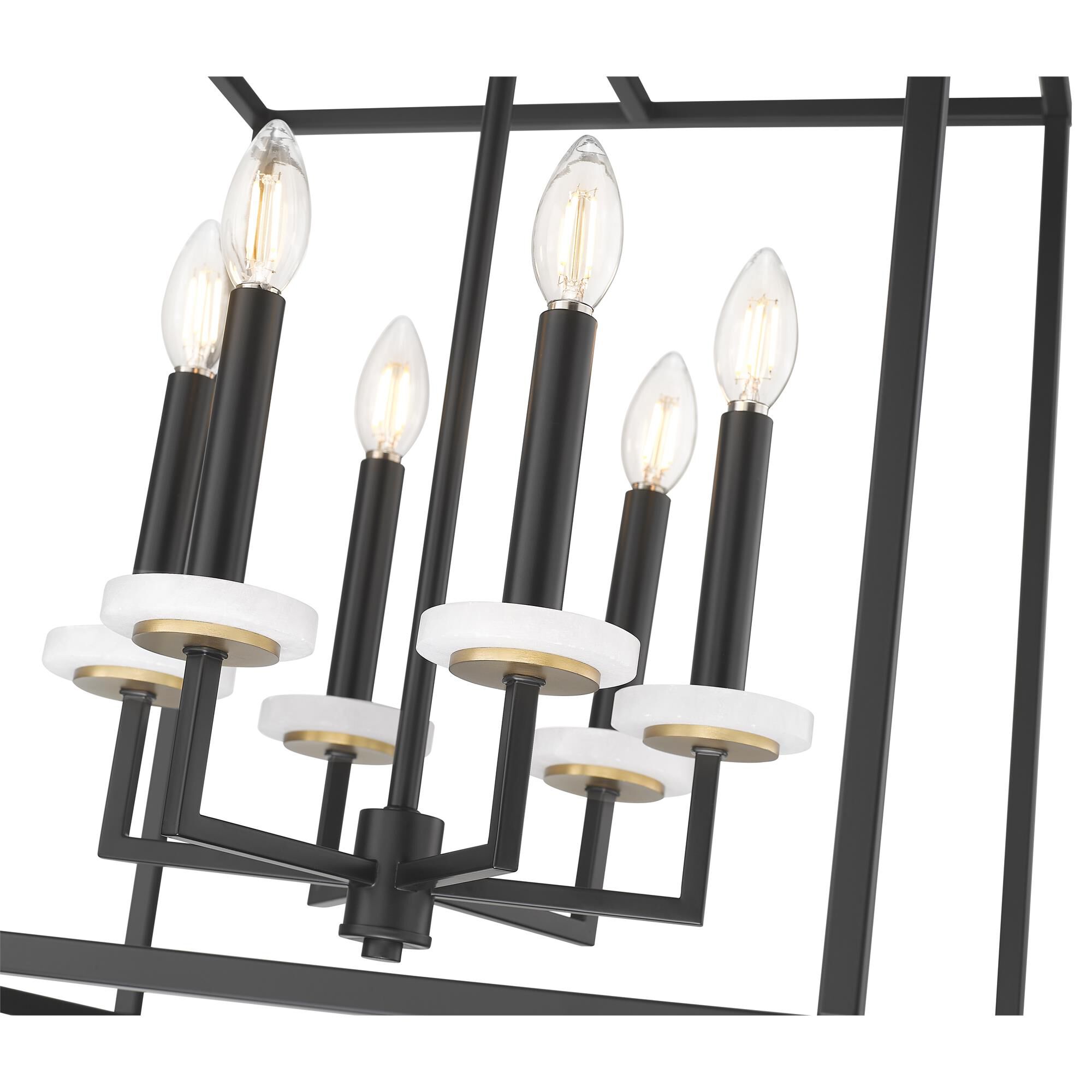 Shown in Matte Black and Modern Gold finish