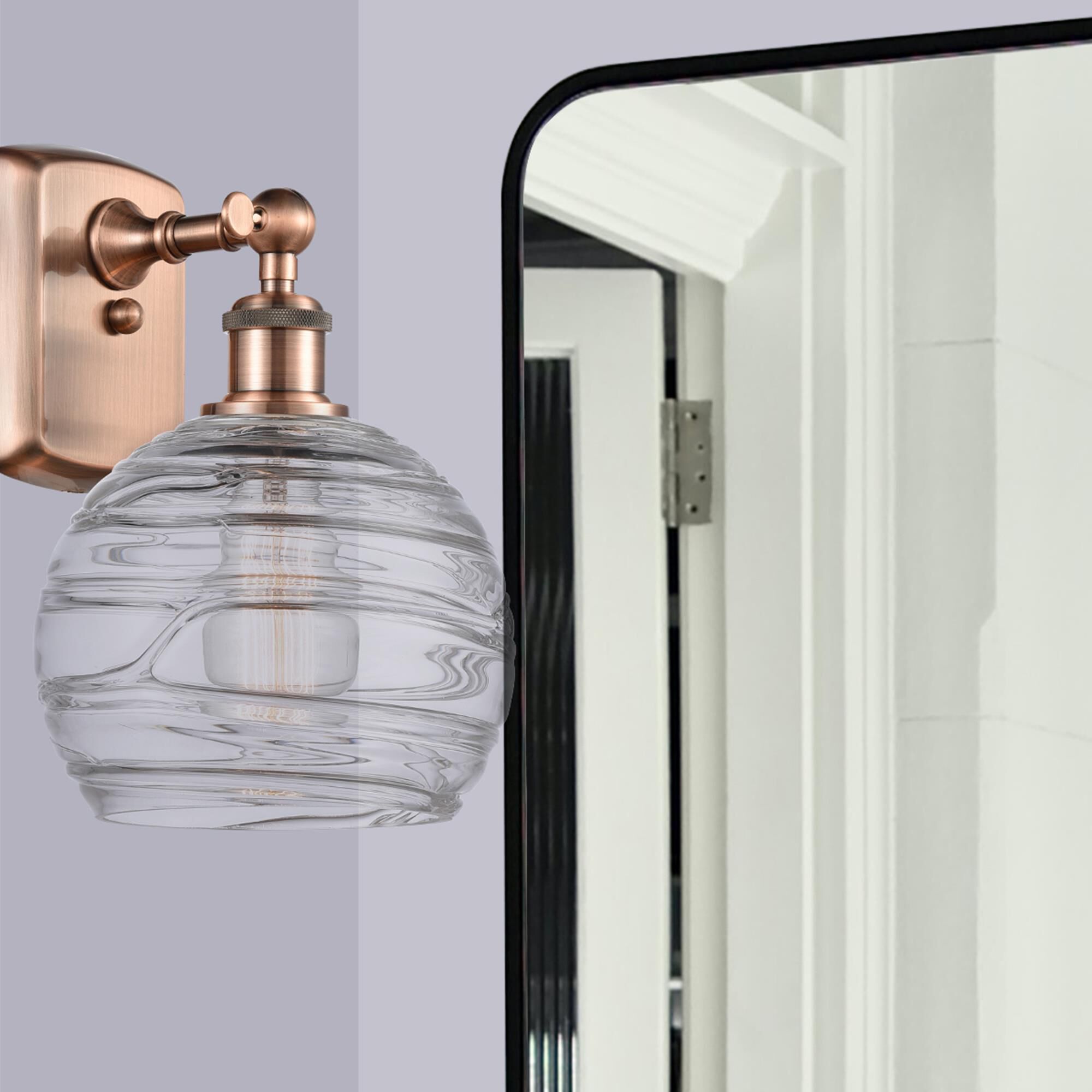 Shown in Antique Copper finish