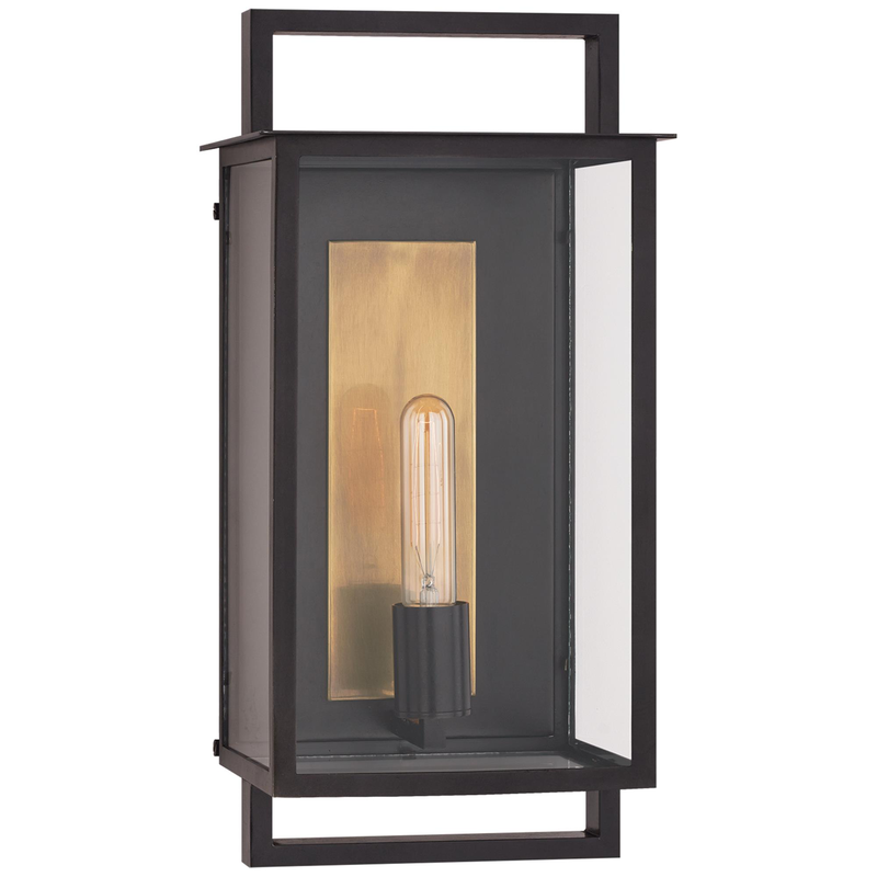 Visual Comfort Signature Collection Ian K. Fowler Halle 18 Inch Tall Outdoor Wall Light