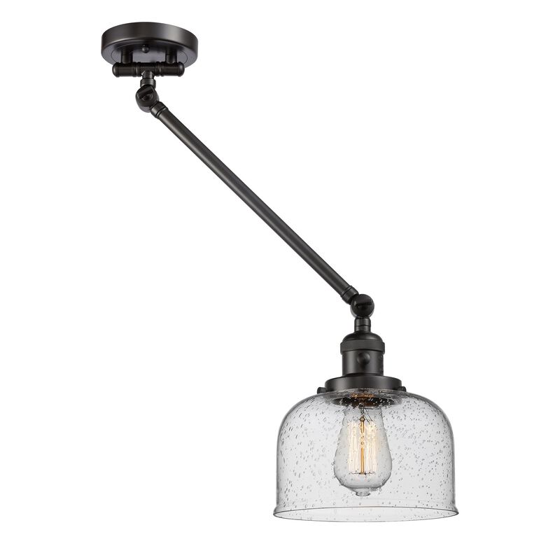 Bruno Marashlian Large Bell Wall Swing Lamp by Innovations Lighting