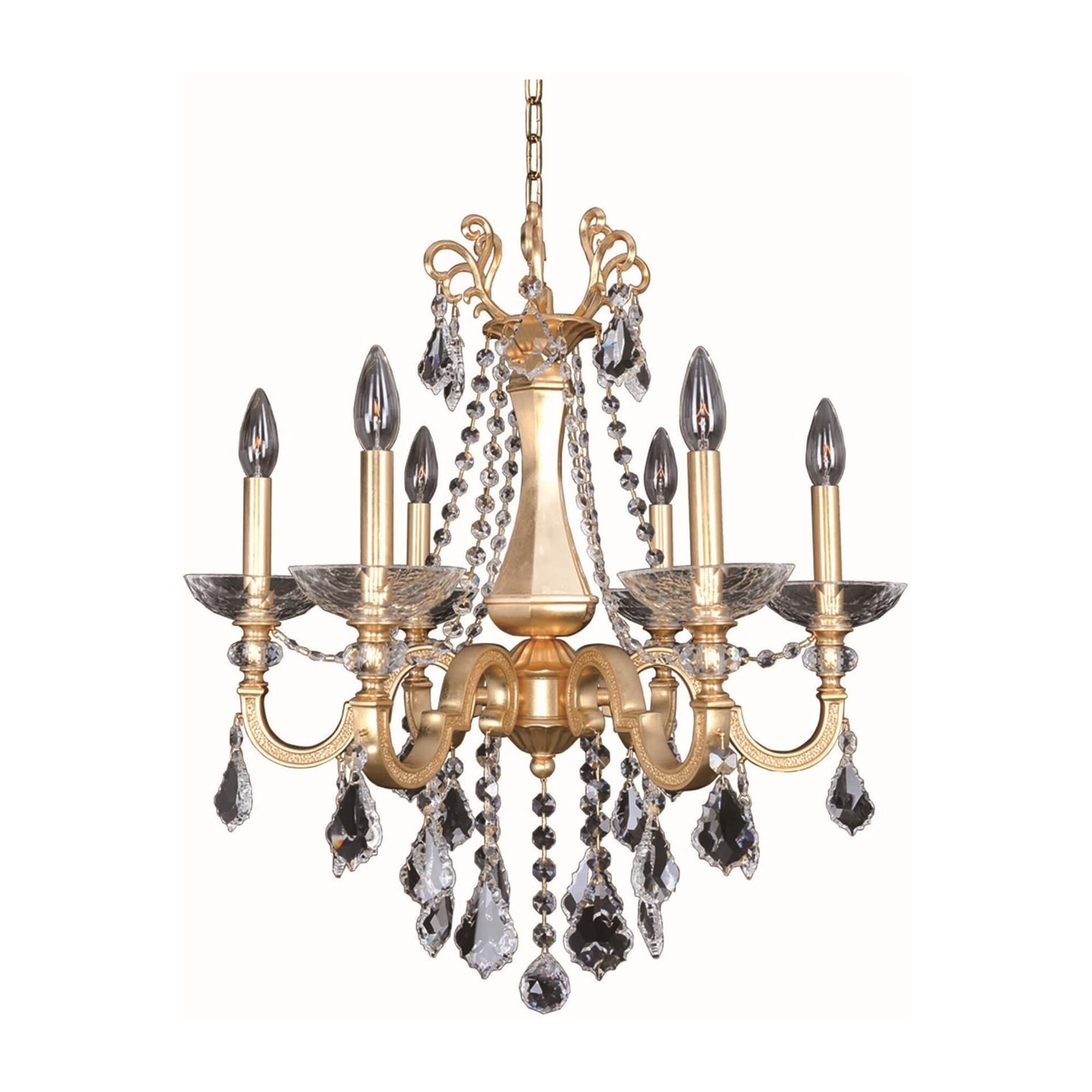 Barret 22 Inch 6 Light Chandelier by Allegri