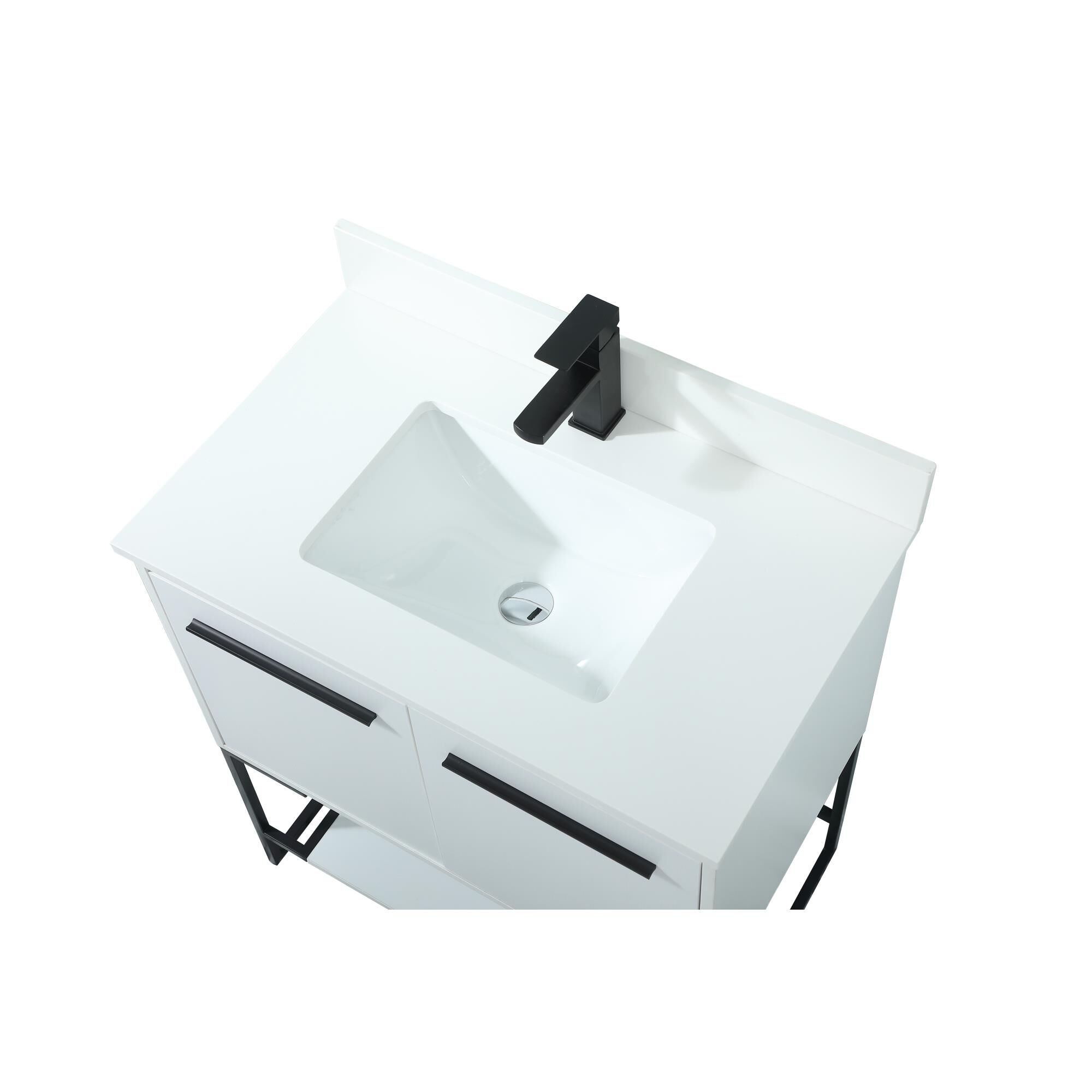 Shown in White finish