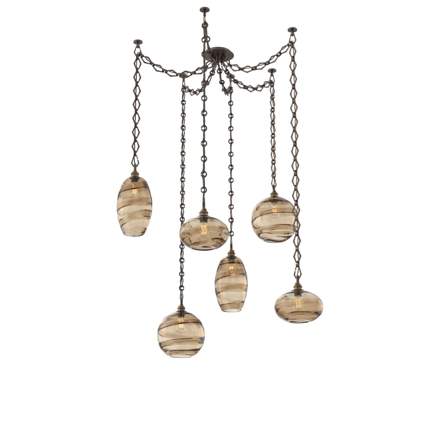 Shown in Flat Bronze finish and Bronze glass