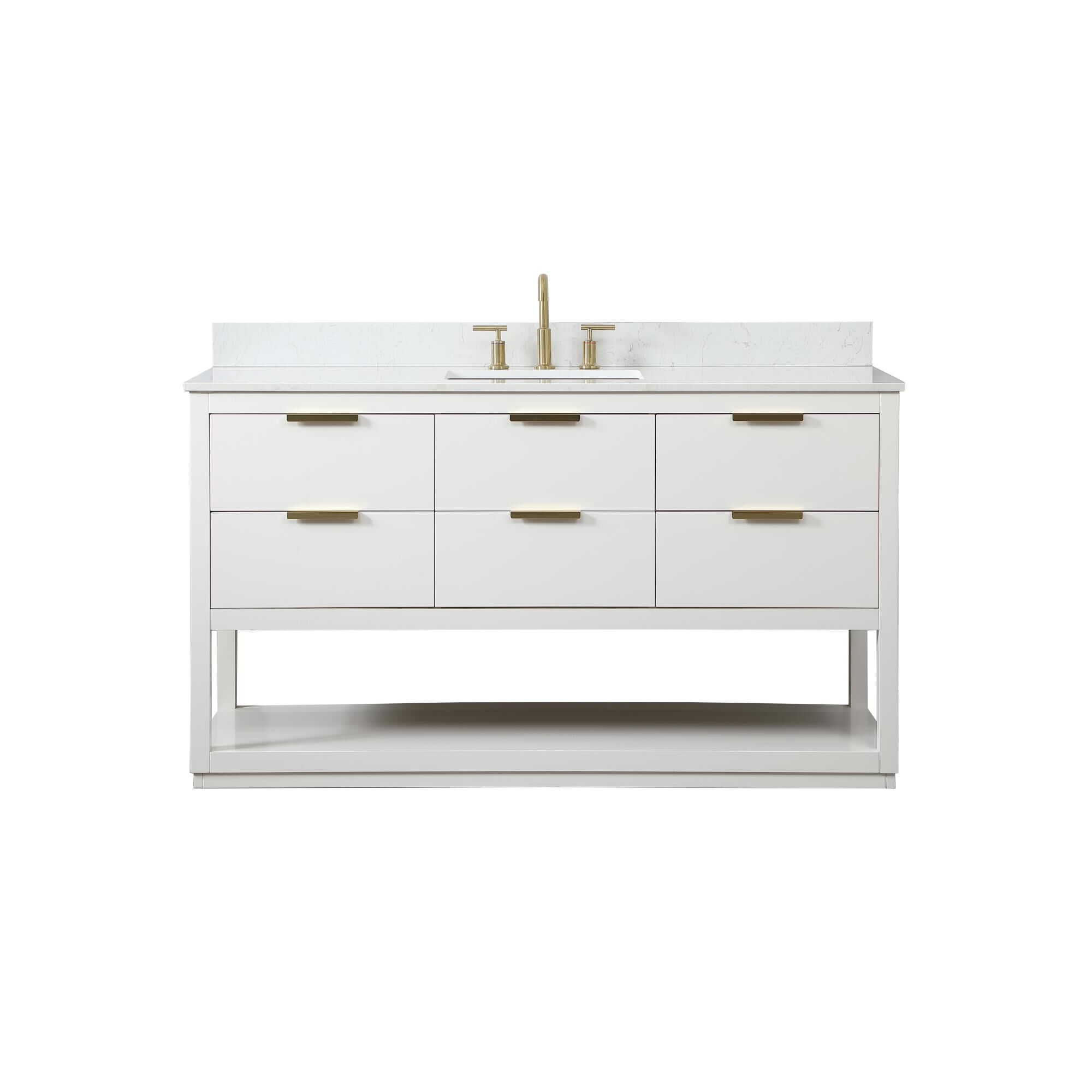 Larkin 60 Inch Bath Vanity by Elegant Decor