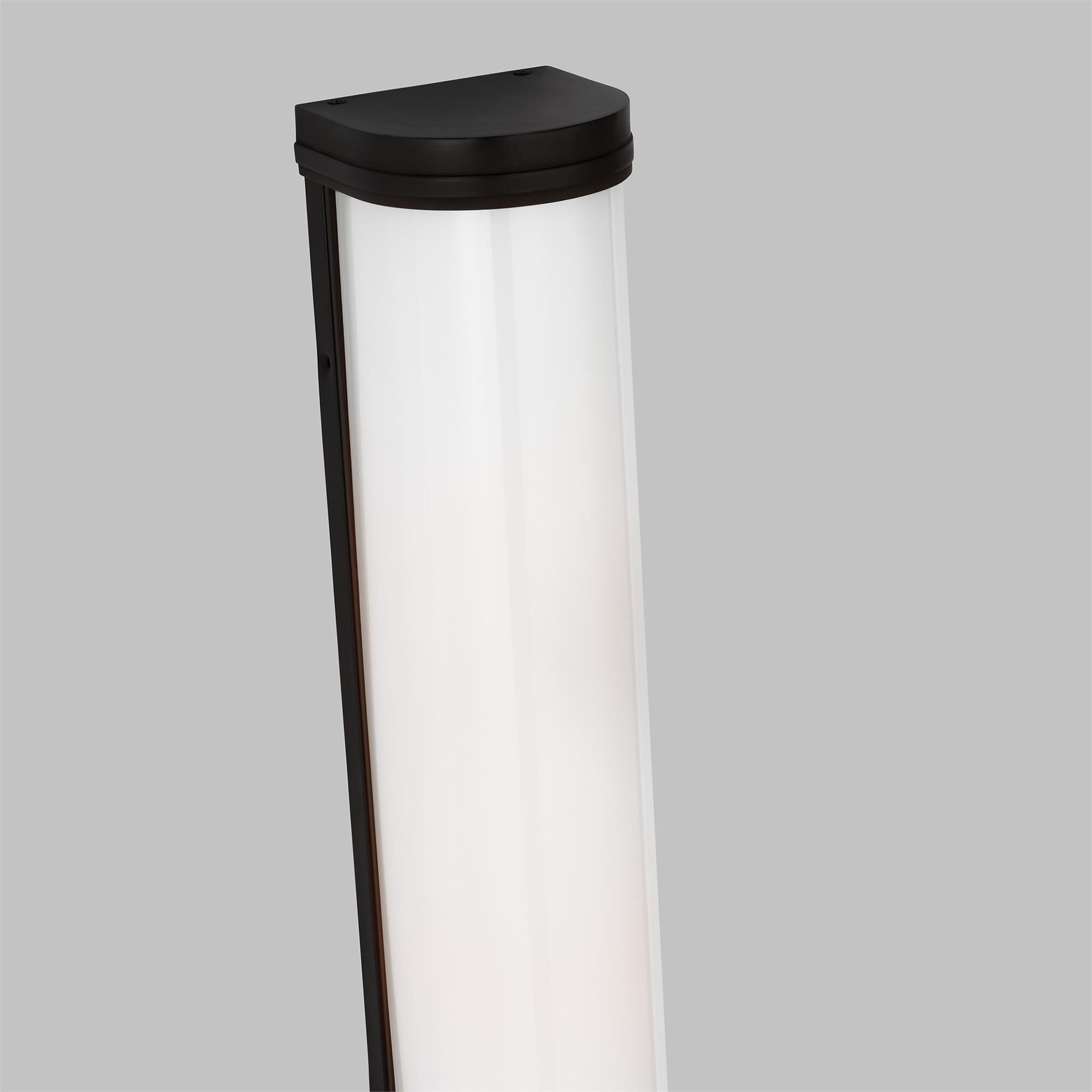 Shown in Aged Iron finish and Opal Etched Glass shade