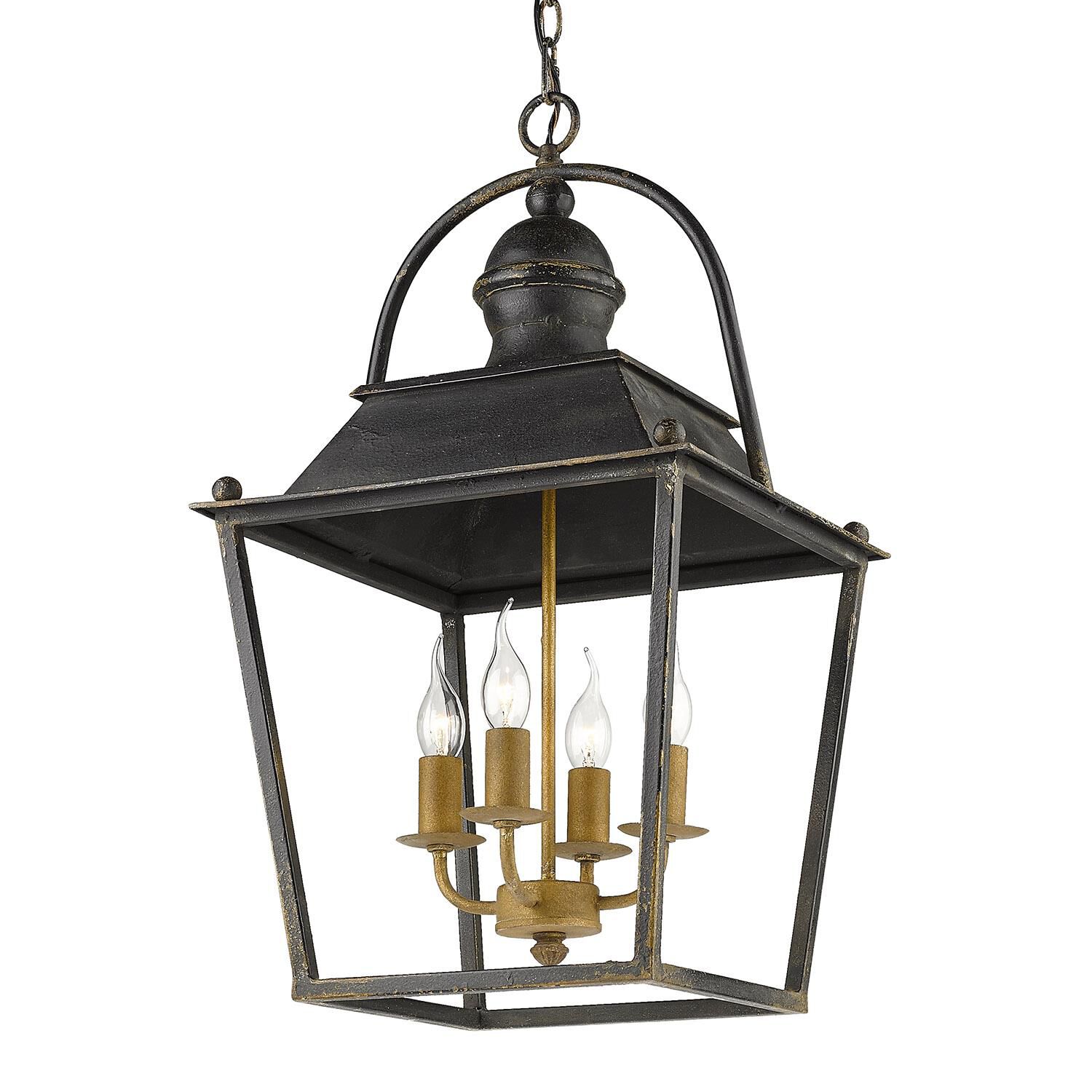 Christoff Cage Pendant by Golden Lighting