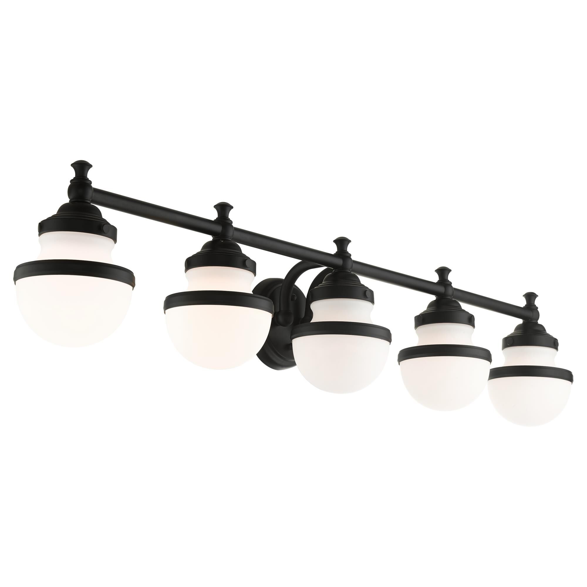 Oldwick 42 Inch 5 Light Bath Vanity Light by Livex Lighting