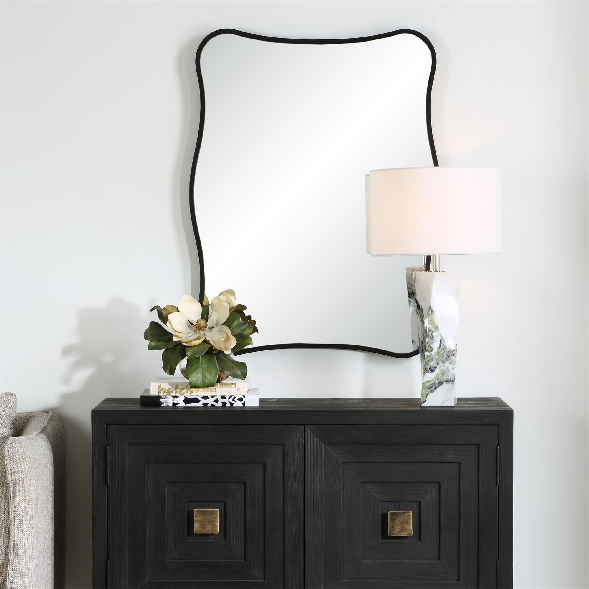 Shown in Black finish