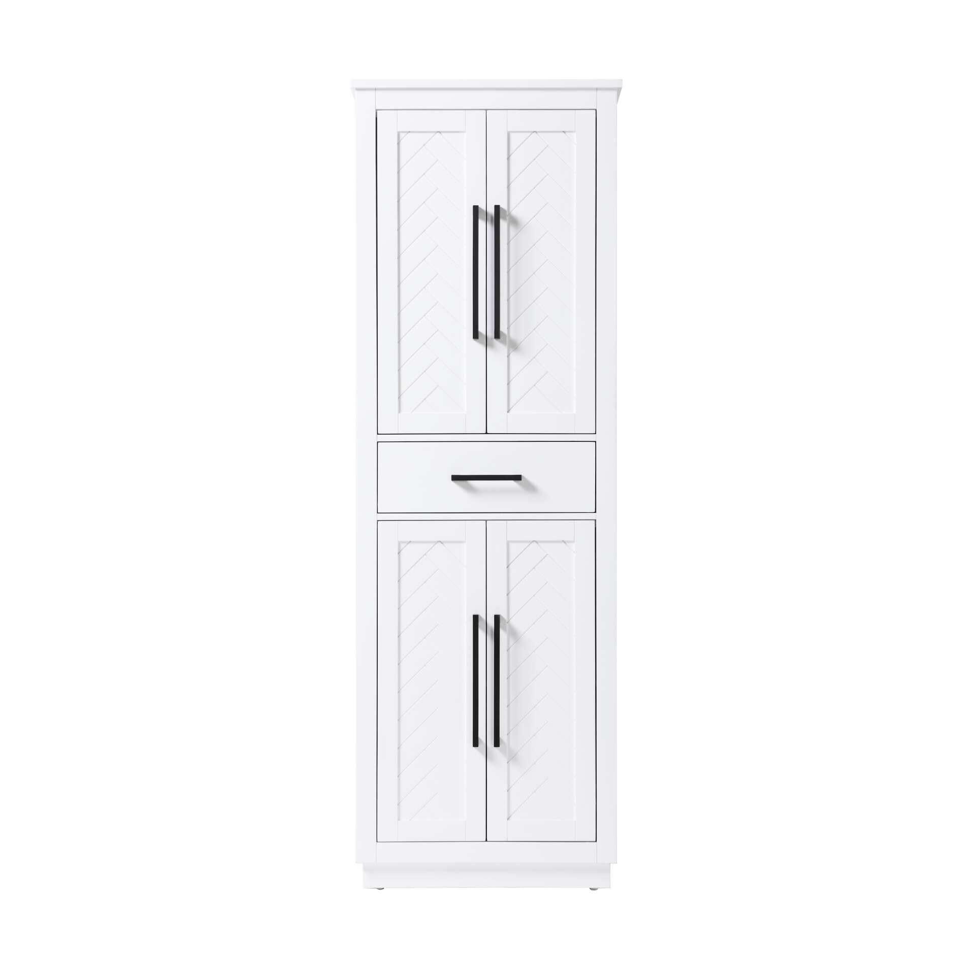 Shown in White finish