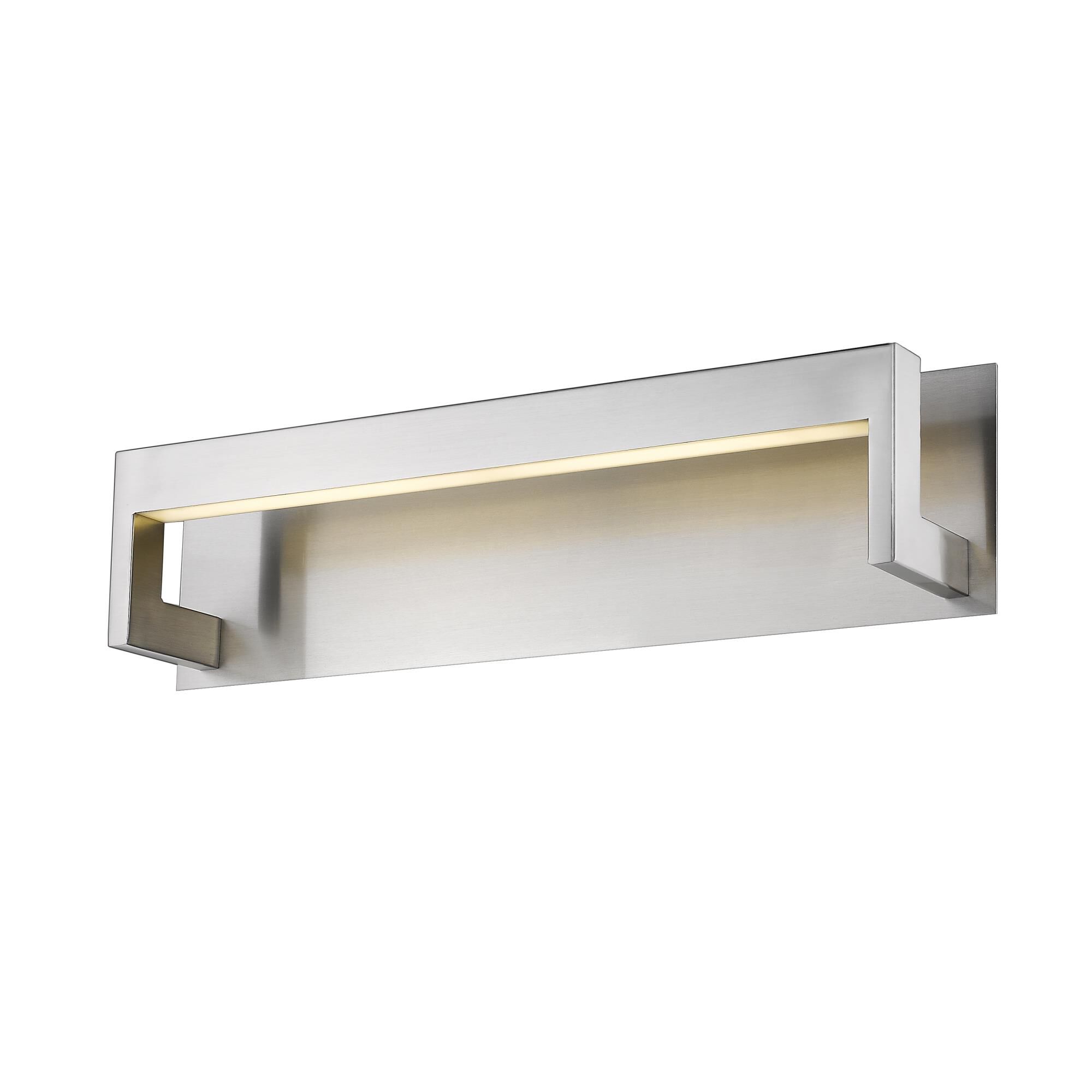 Shown in Brushed Nickel finish and Acrylic glass and Acrylic shade