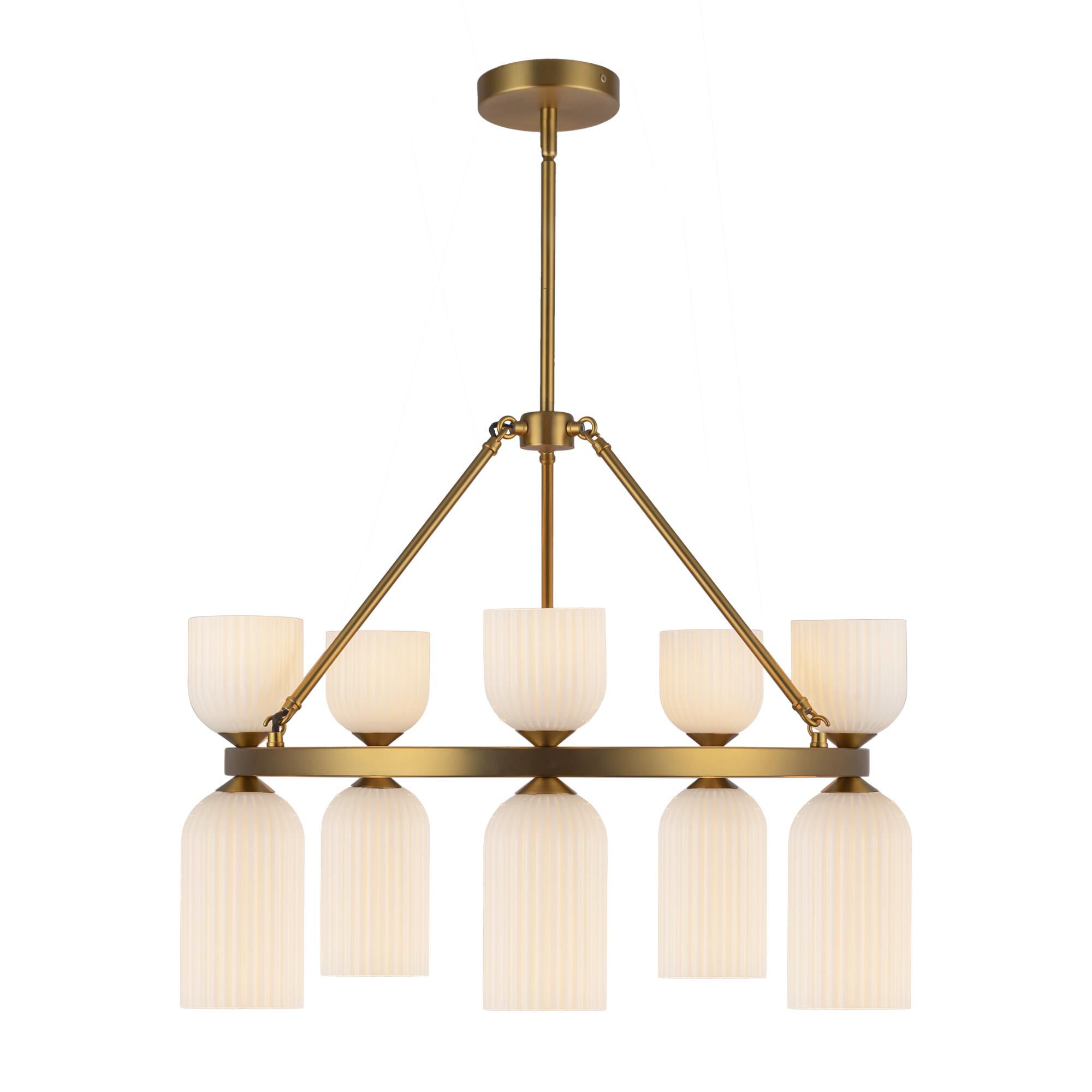 Nelly 26 Inch Chandelier by Alora Mood