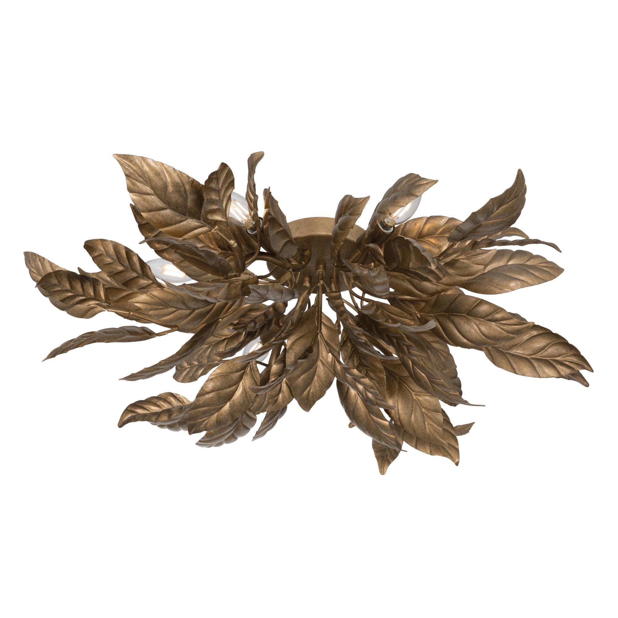 Shown in Weathered Gold finish