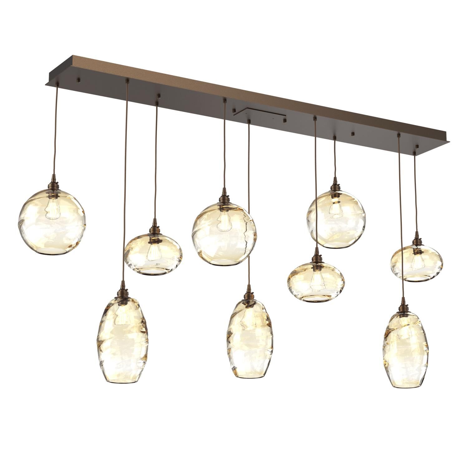Misto 69 Inch 9 Light Linear Suspension Light by Hammerton Studio