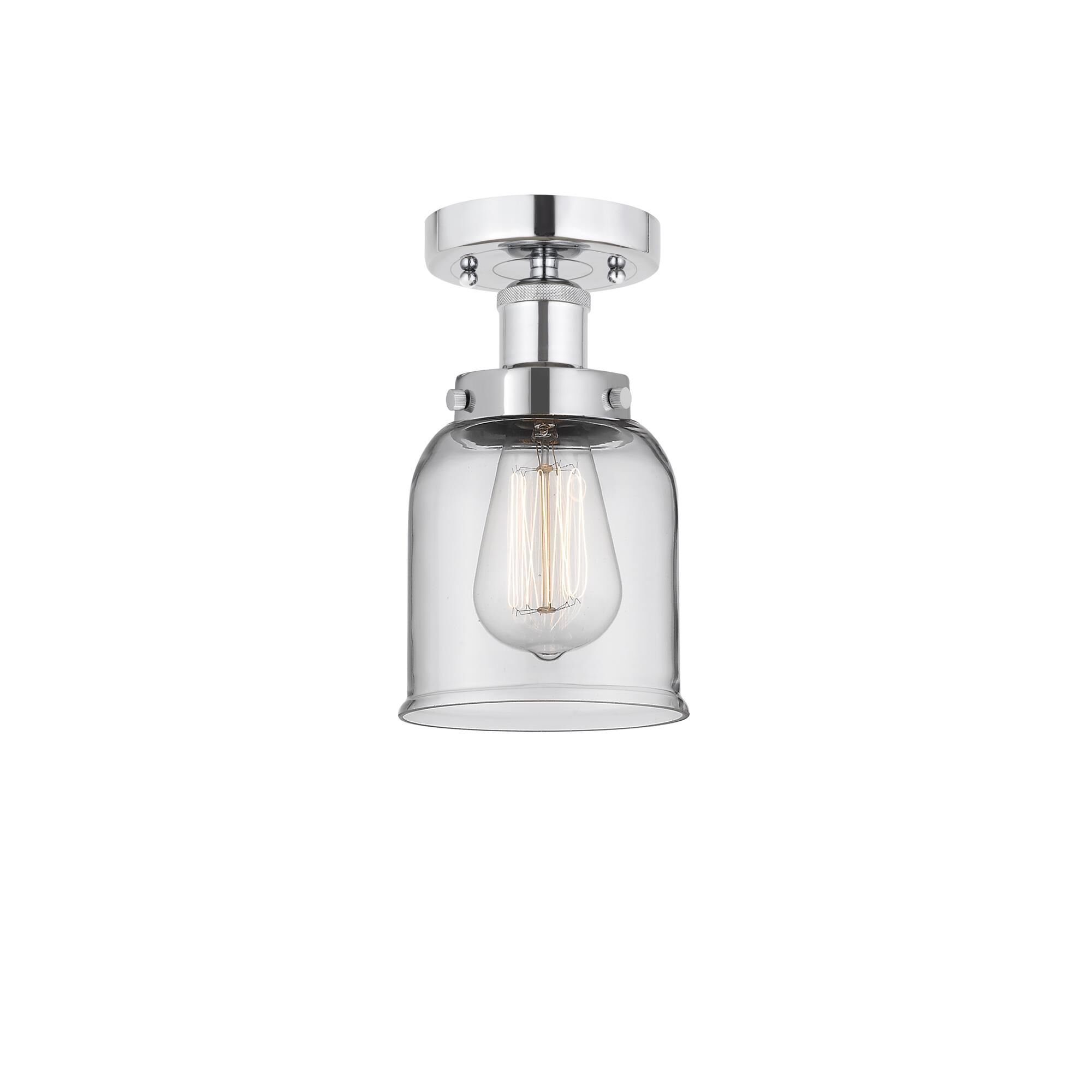Shown in Polished Chrome, Clear finish and Clear glass and Clear Glass shade