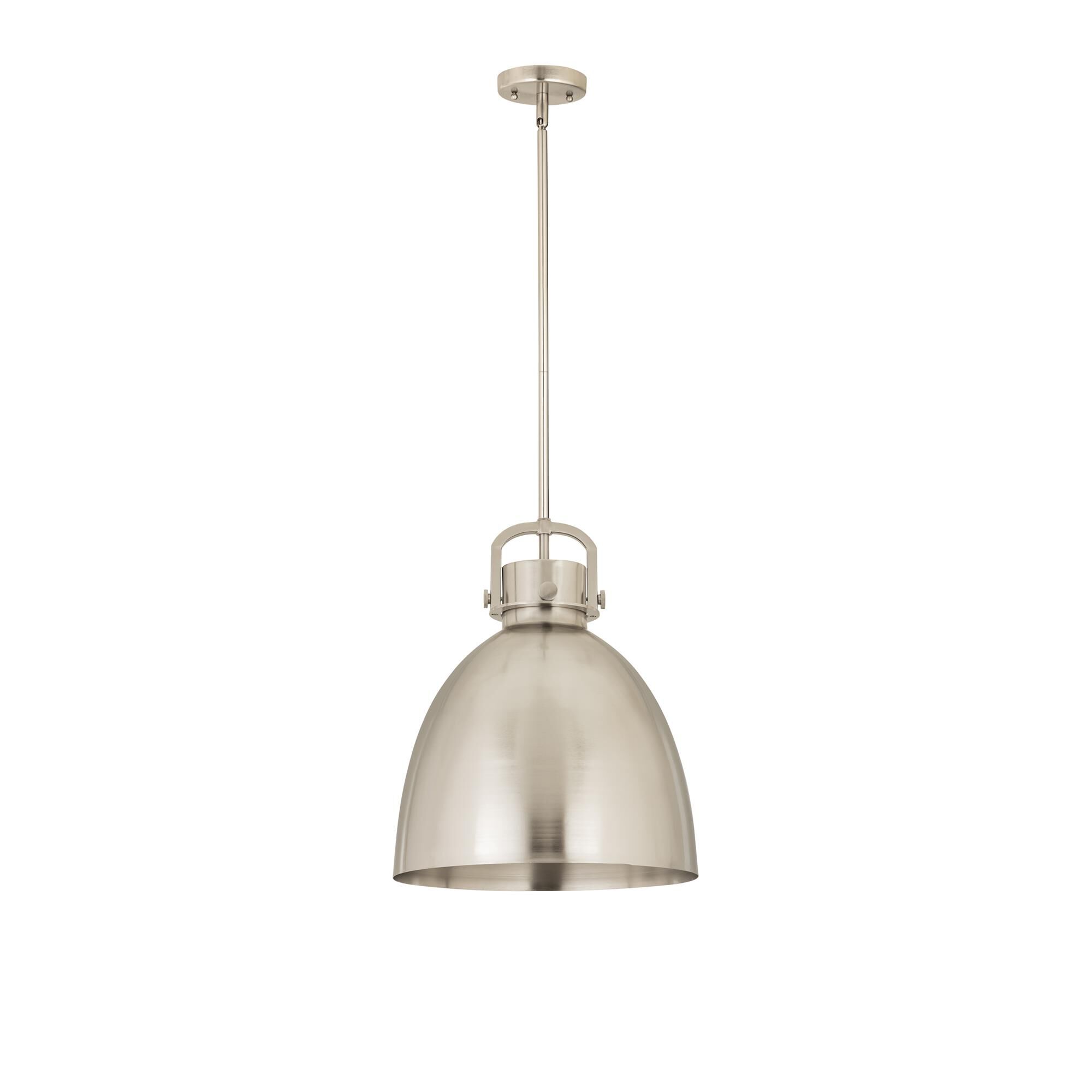 Shown in Satin Nickel finish and Satin Nickel Steel shade