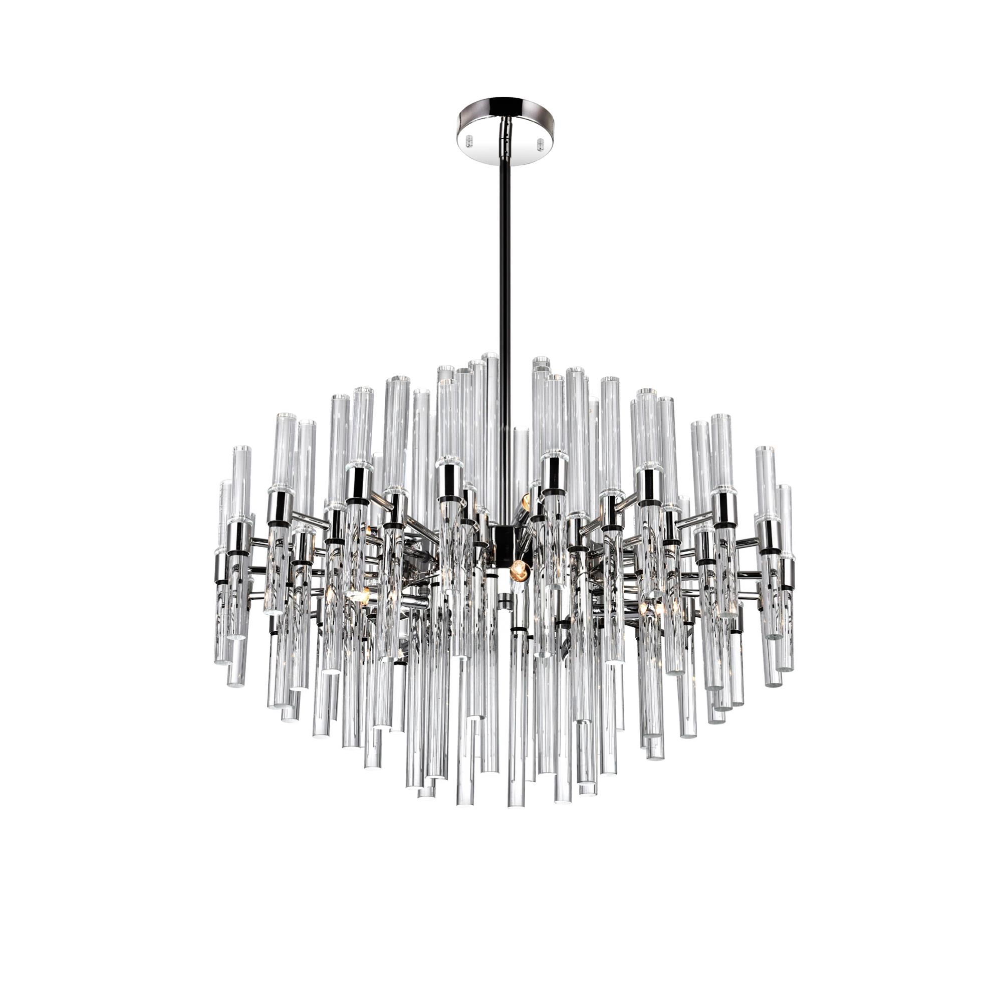 Miroir 26 Inch 10 Light Chandelier by CWI Lighting