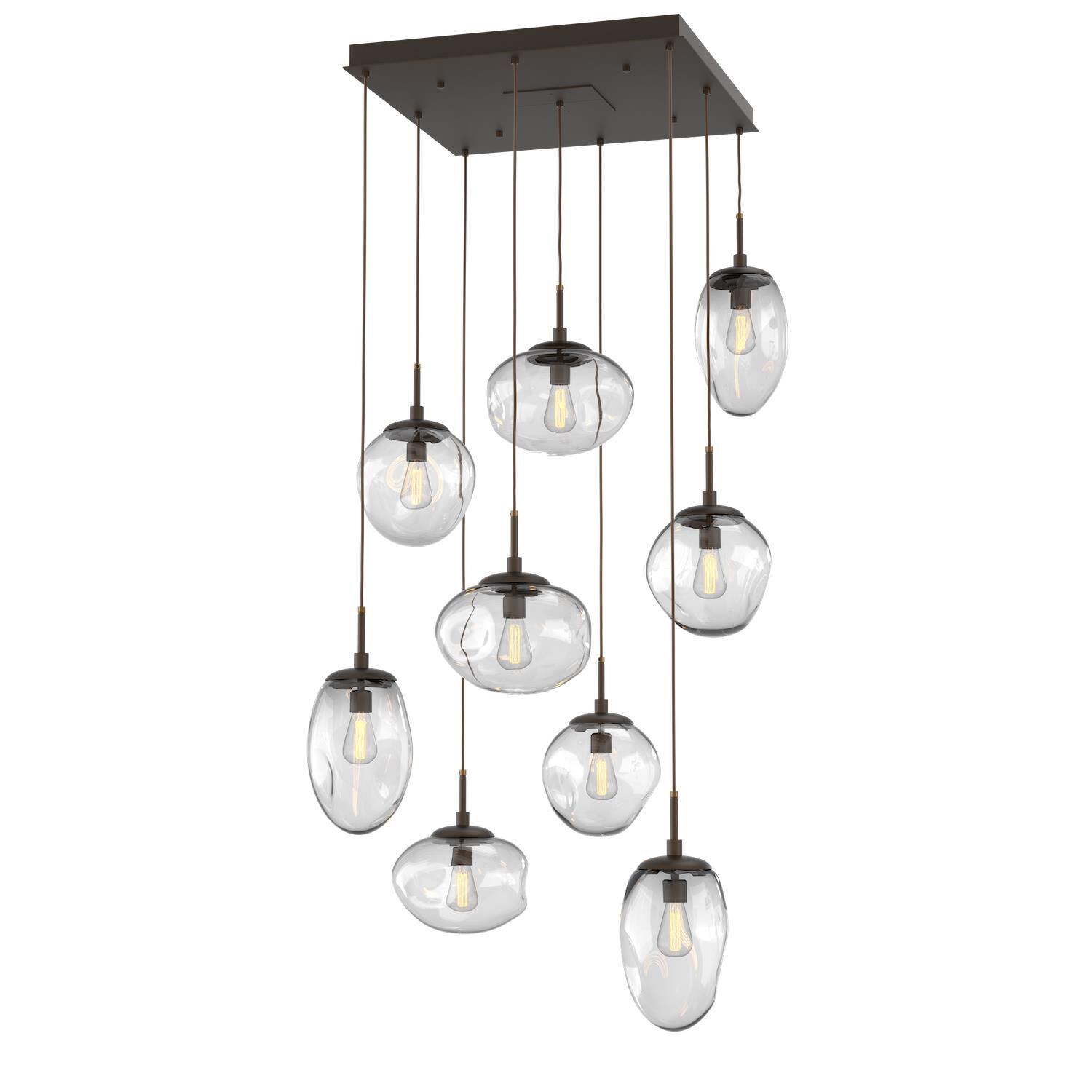 Levi Wilson Nebula 32 Inch 9 Light Multi Light Pendant by Hammerton Studio