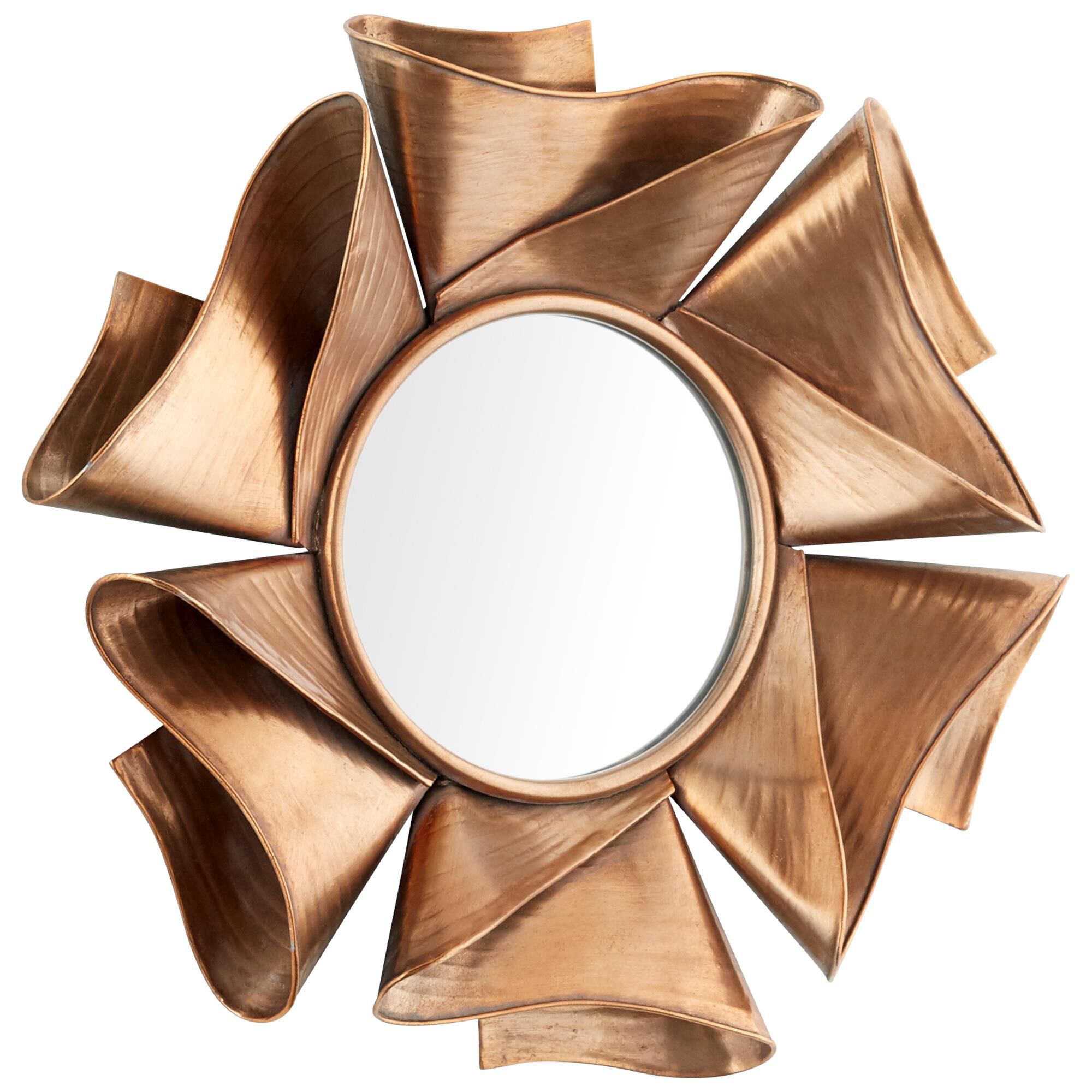 Bold Folds Mirror Decorative Mirrors by Cyan Designs
