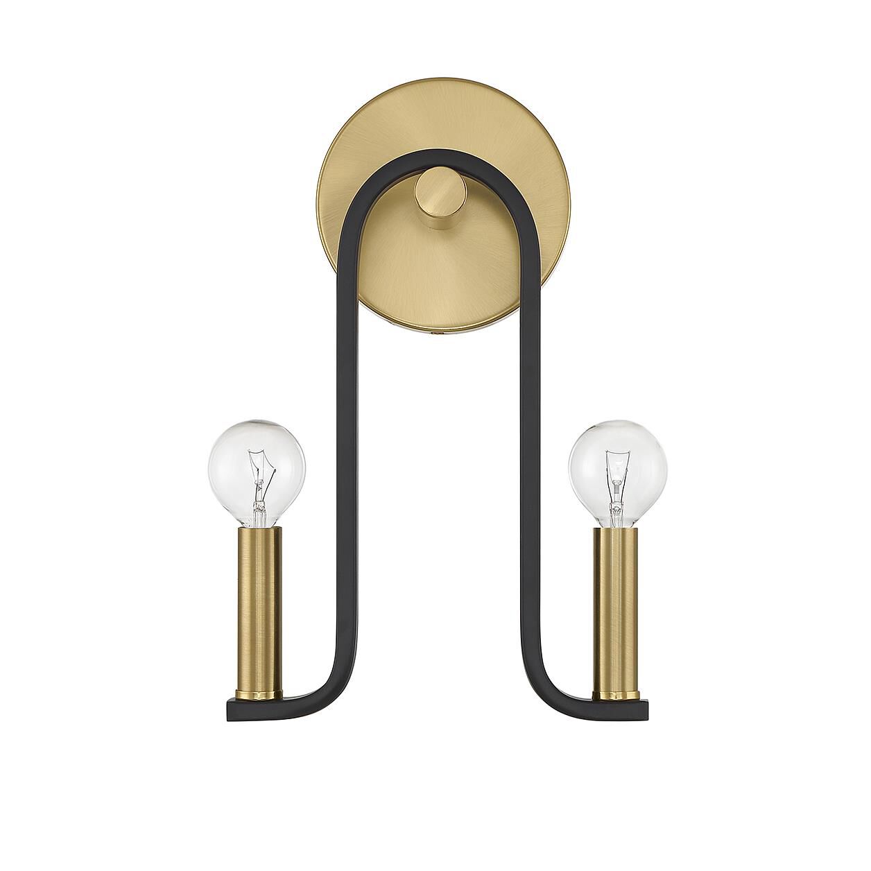 Shown in Matte Black with Warm Brass finish