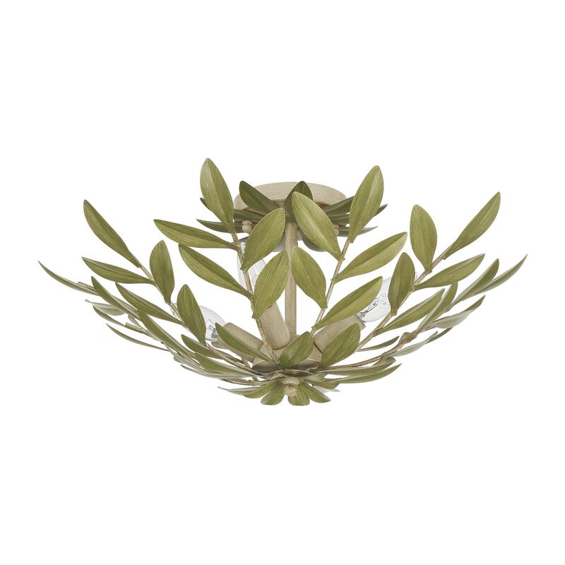 Broche 21 Inch 4 Light Semi Flush Mount by Crystorama