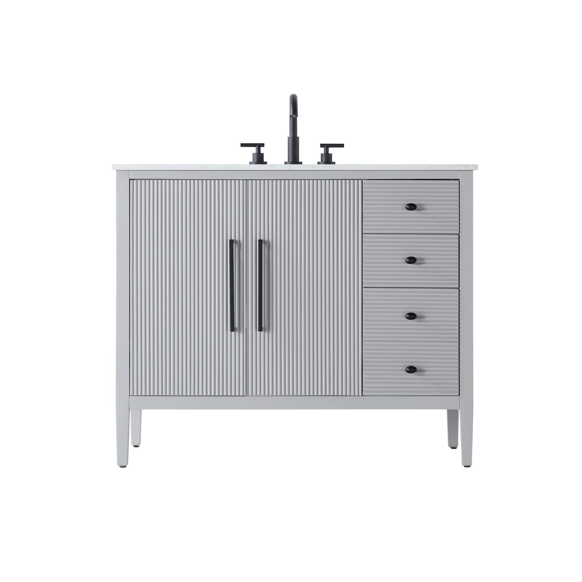 Shown in Grey finish