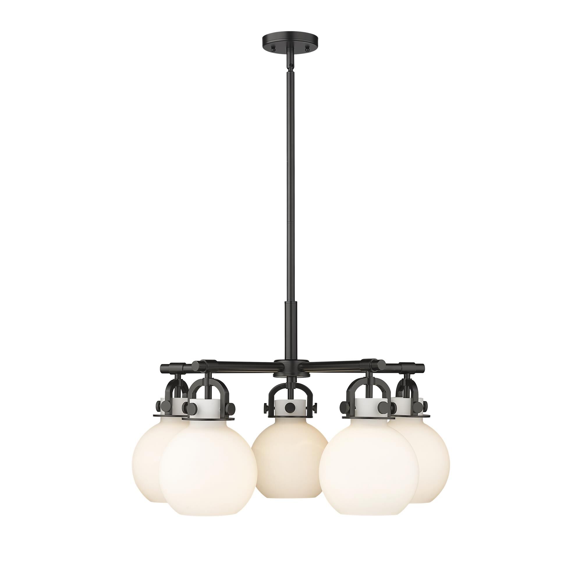 Bruno Marashlian Newton Sphere 26 Inch 5 Light Chandelier by Innovations Lighting