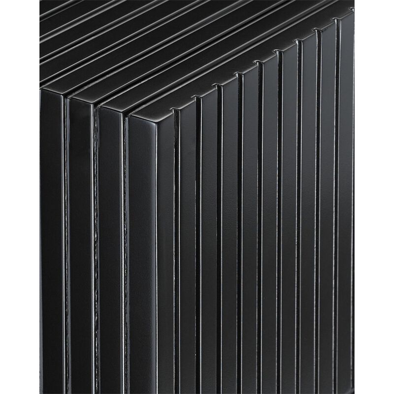 Odense Black Pedestal Pedestal by Currey and Company