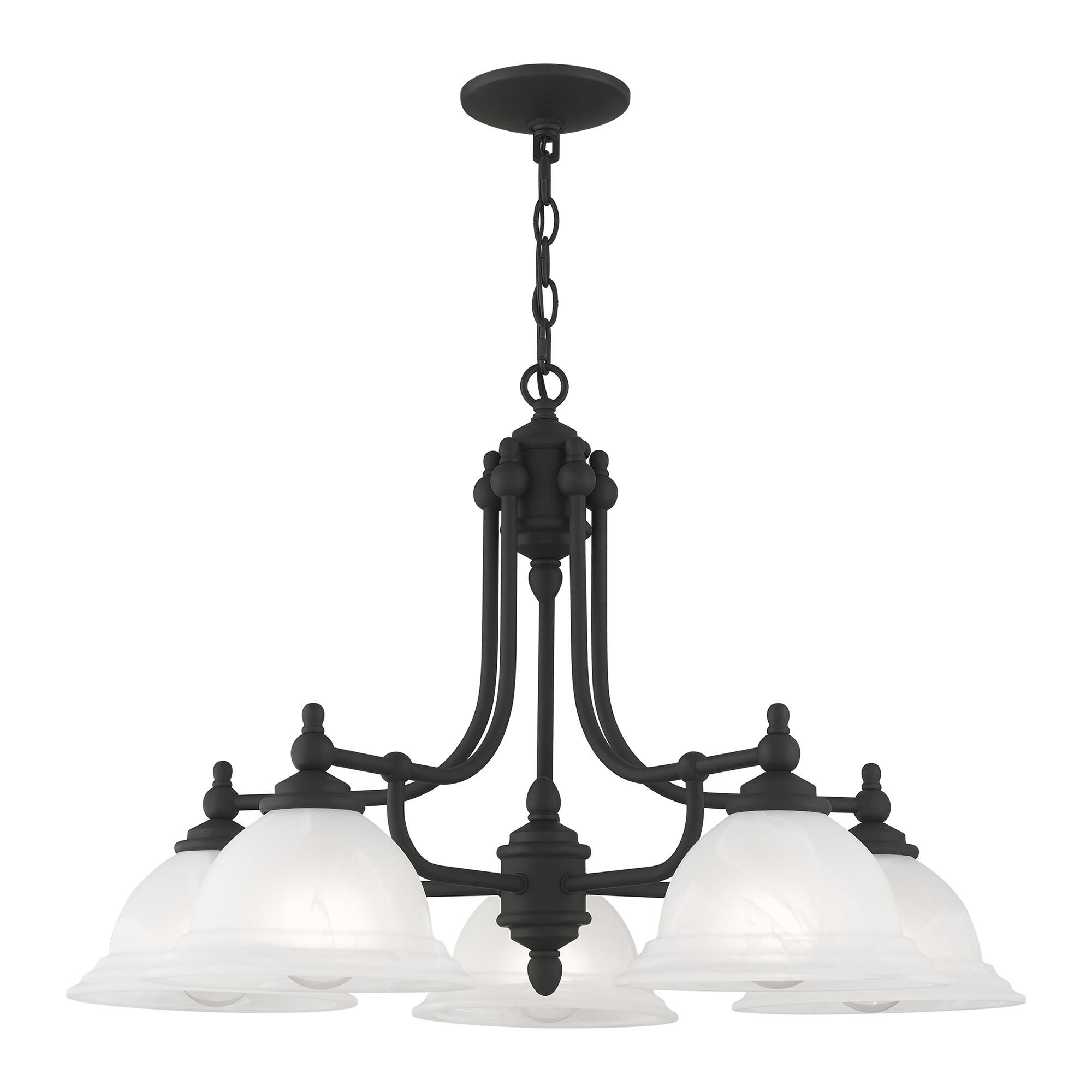 North Port 28 Inch 5 Light Chandelier by Livex Lighting