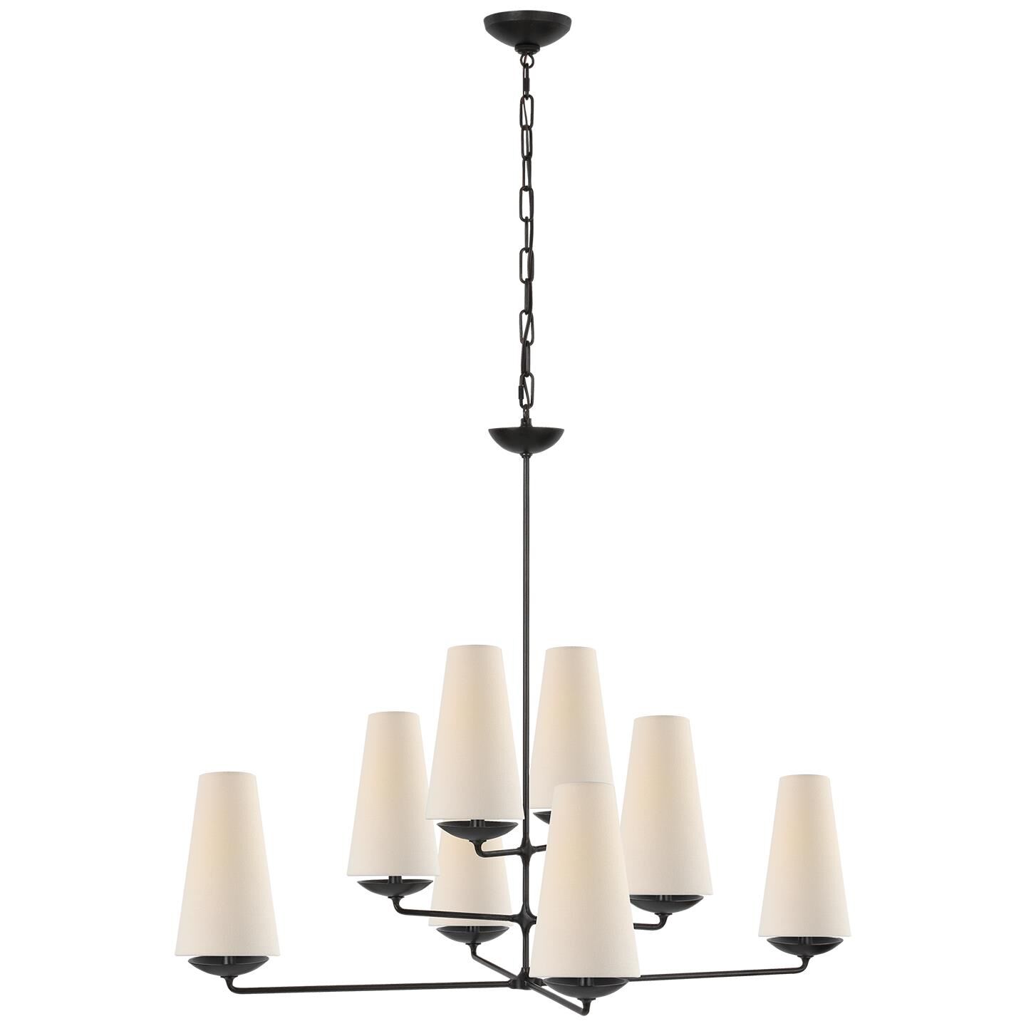 AERIN Fontaine 39 Inch 8 Light Chandelier by Visual Comfort Signature Collection