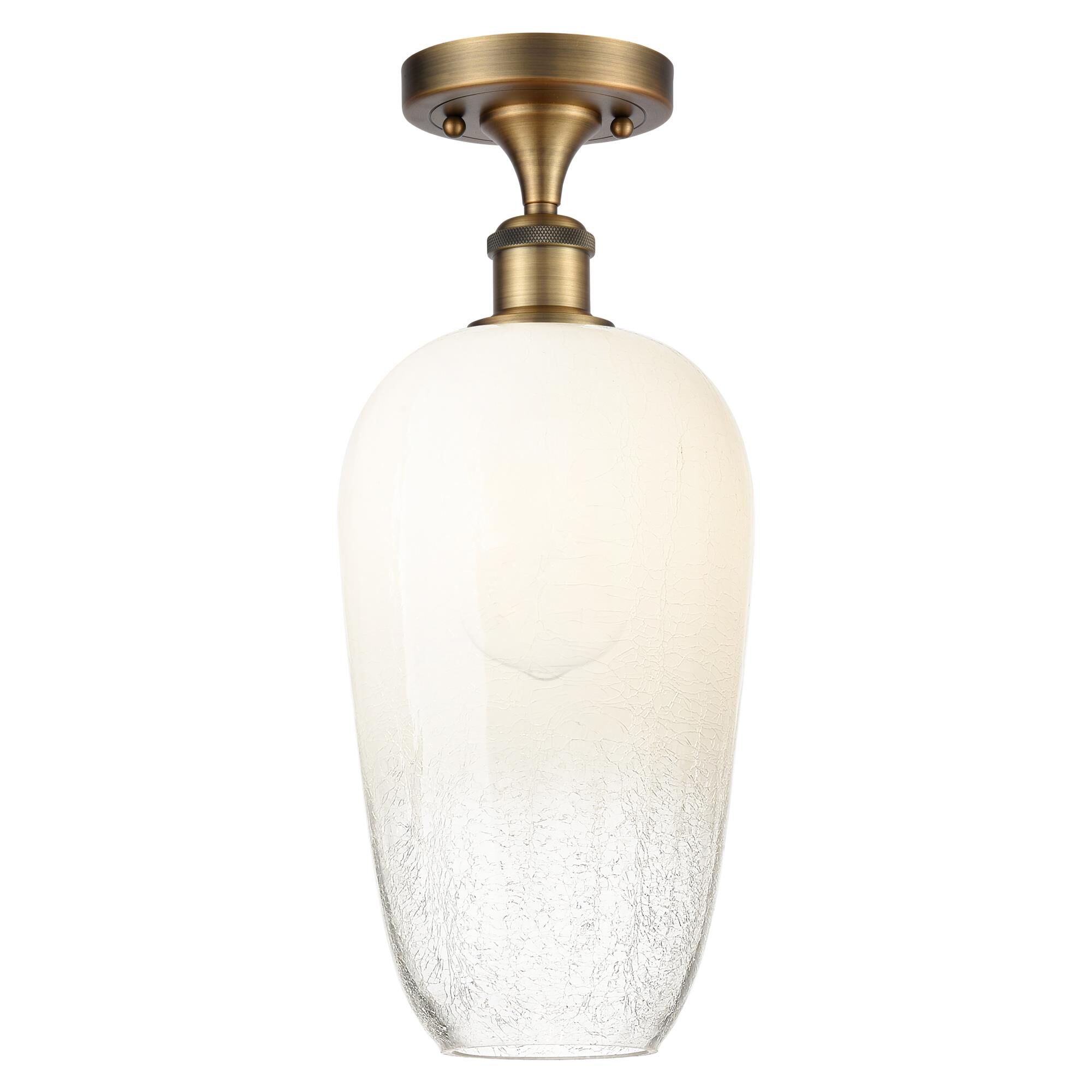 Bruno Marashlian Brookhaven Flute 7 Inch Semi Flush Mount by Innovations Lighting