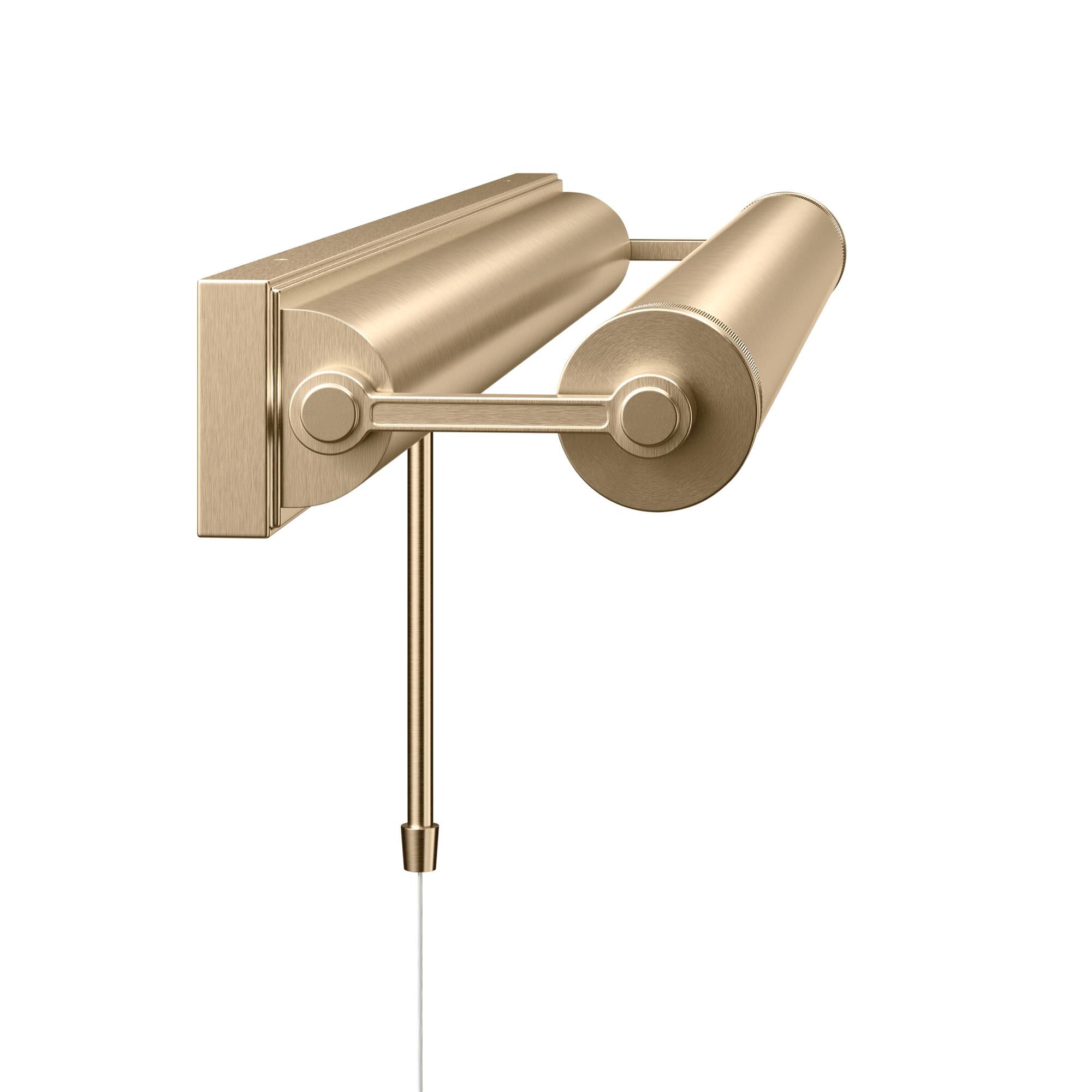 Shown in Champagne Bronze finish and Metal shade