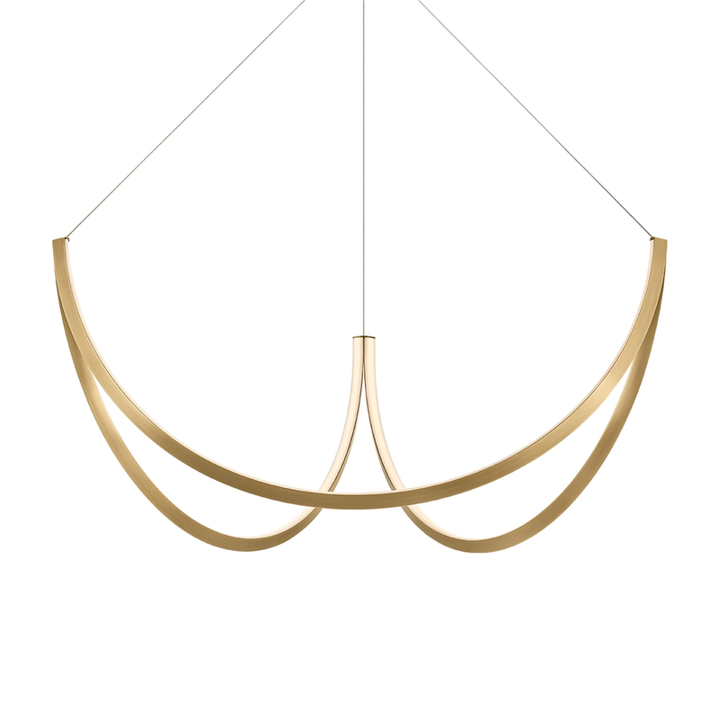 Claddon Large Chandelier by Sonneman