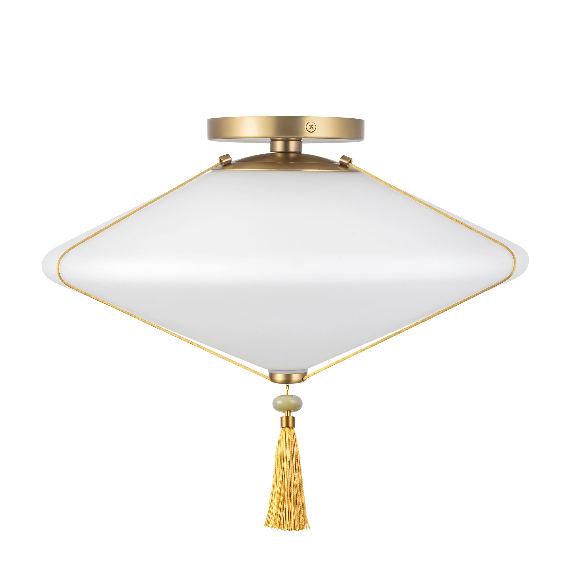Peyton Fox Reeve 15 Inch Semi Flush Mount,