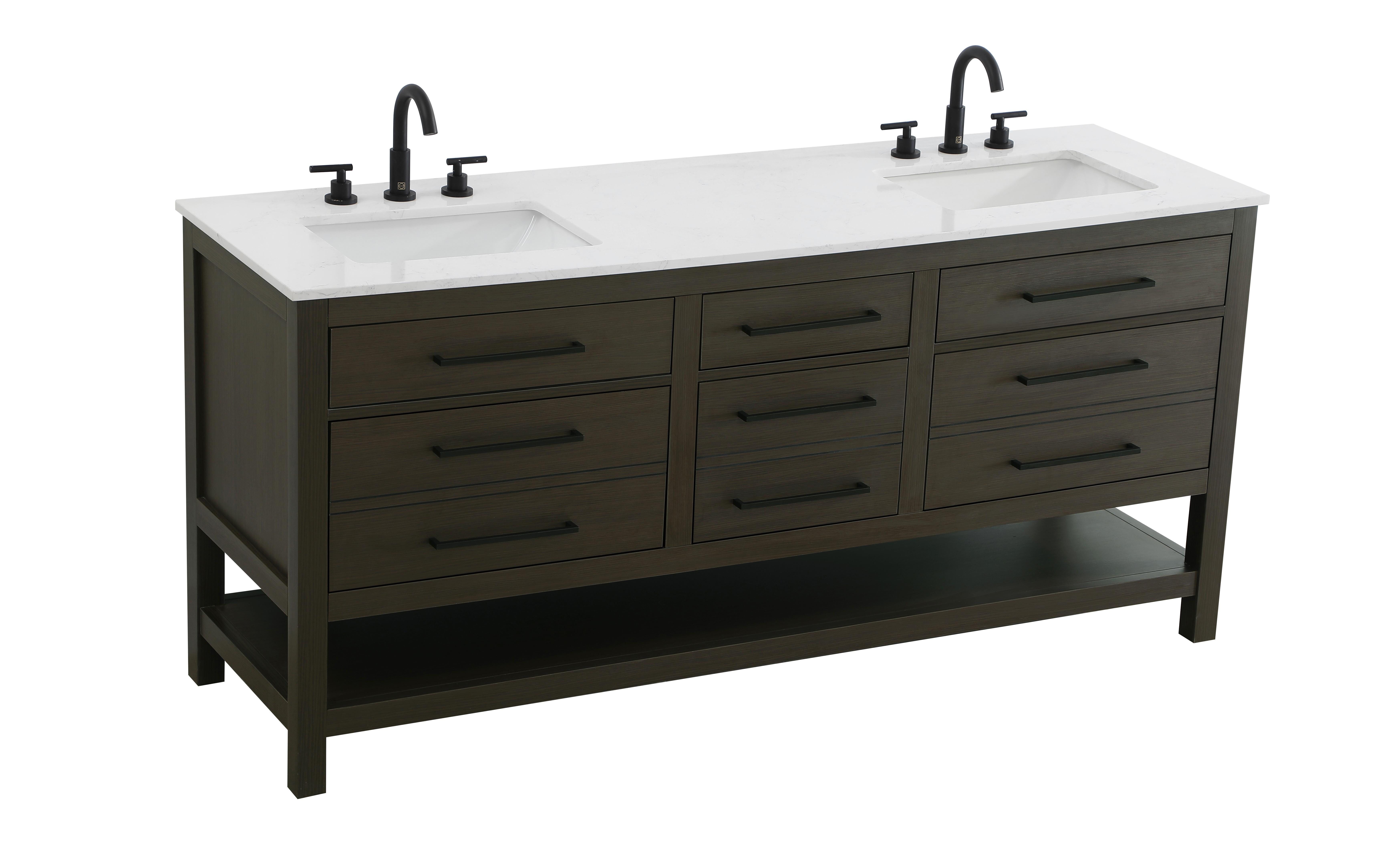 Karson 72 Inch Bath Vanity by Elegant Dcor