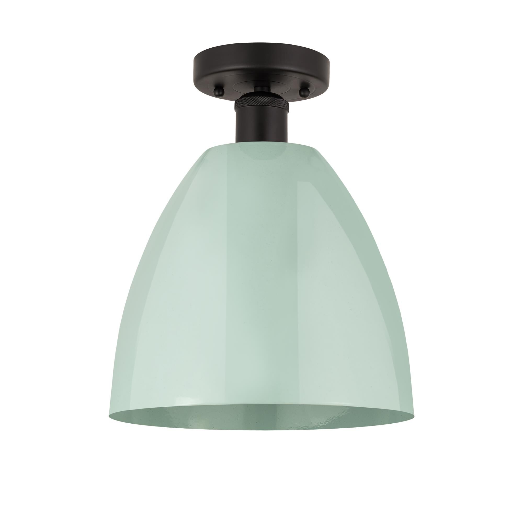 Shown in Oil Rubbed Bronze and Seafoam finish and Seafoam Metal shade