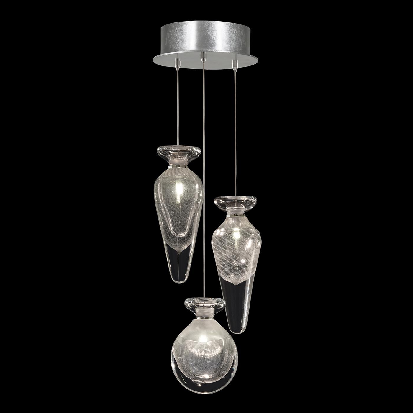 Shown in Silver finish and Clear Mix glass