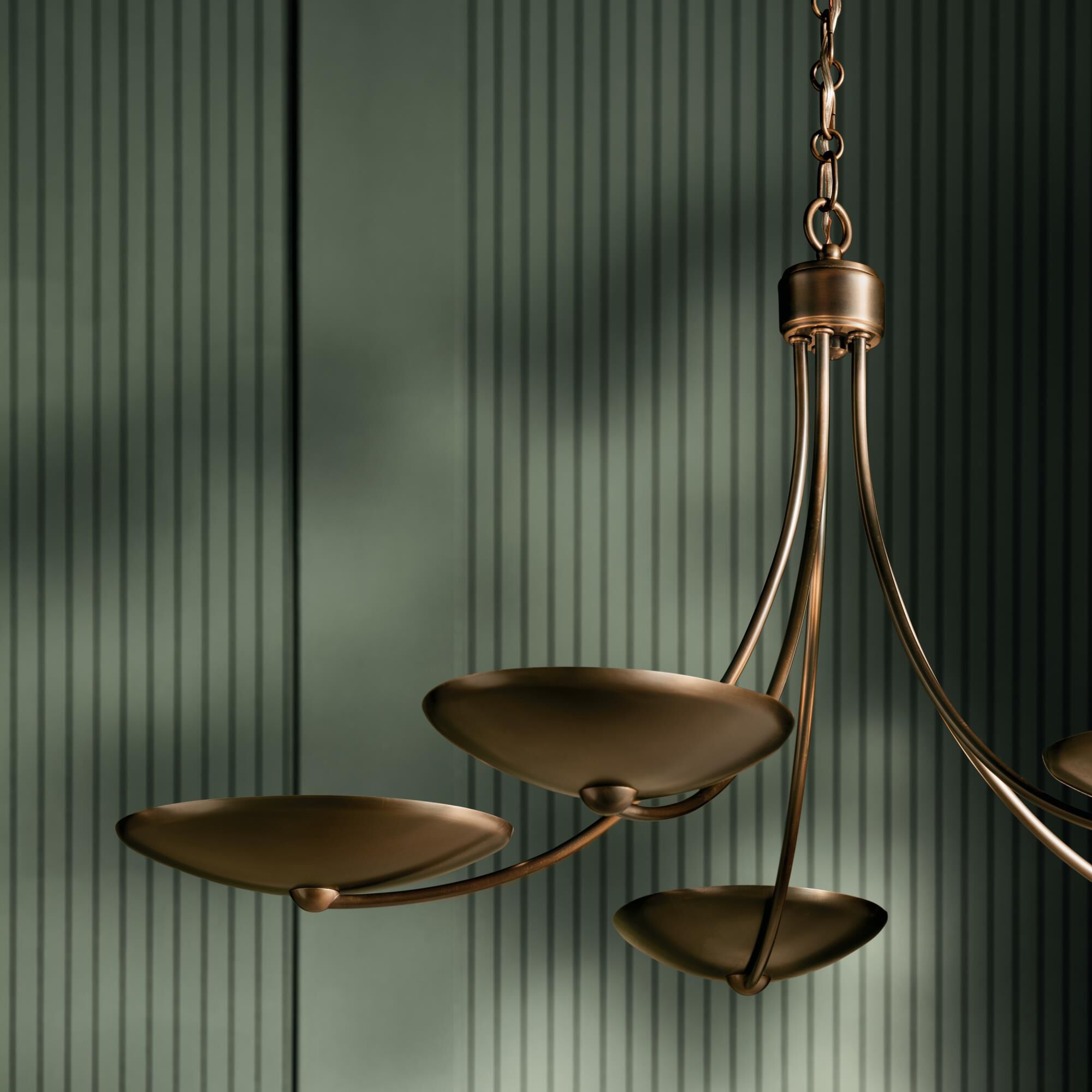 Shown in Lacquered Brass finish and Lacquered Brass and Lacquered Bronze shade