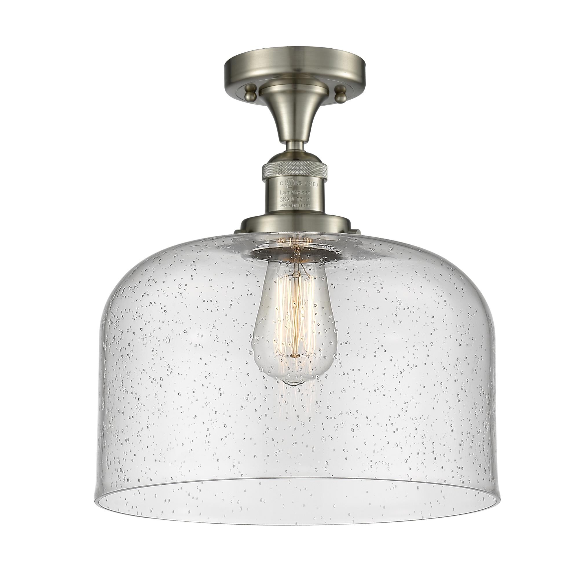 Bruno Marashlian Bell 12 Inch 1 Light Semi Flush Mount by Innovations Lighting