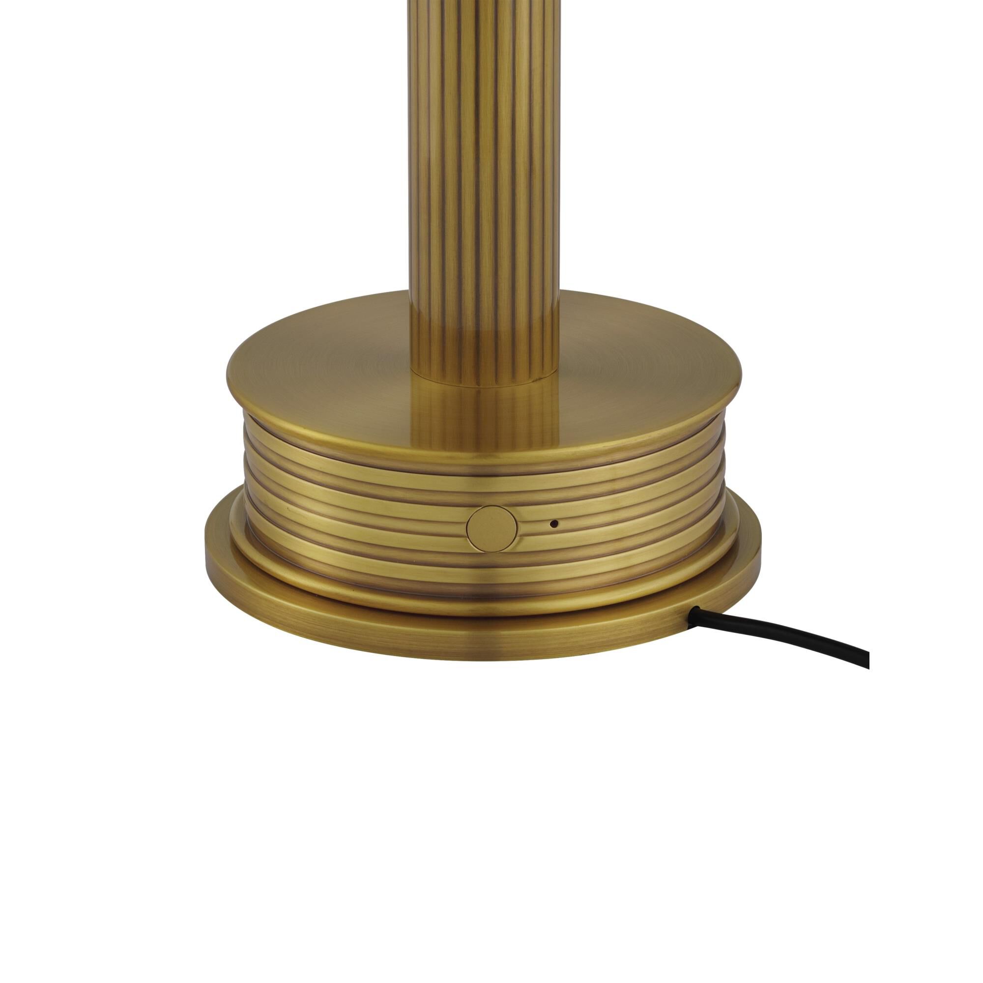 Shown in Antique Brass, Milk finish