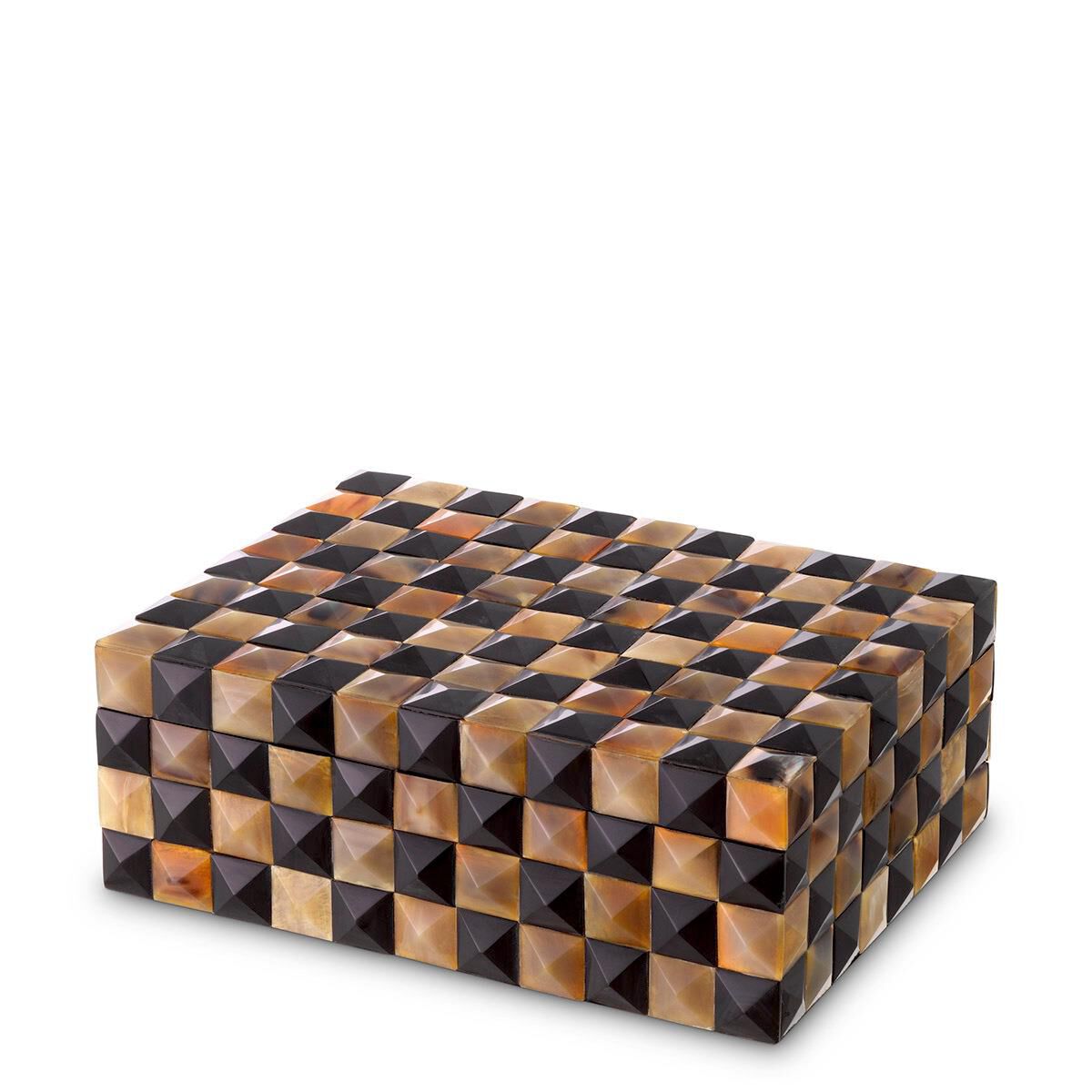 Shown in Multicolored Horn finish