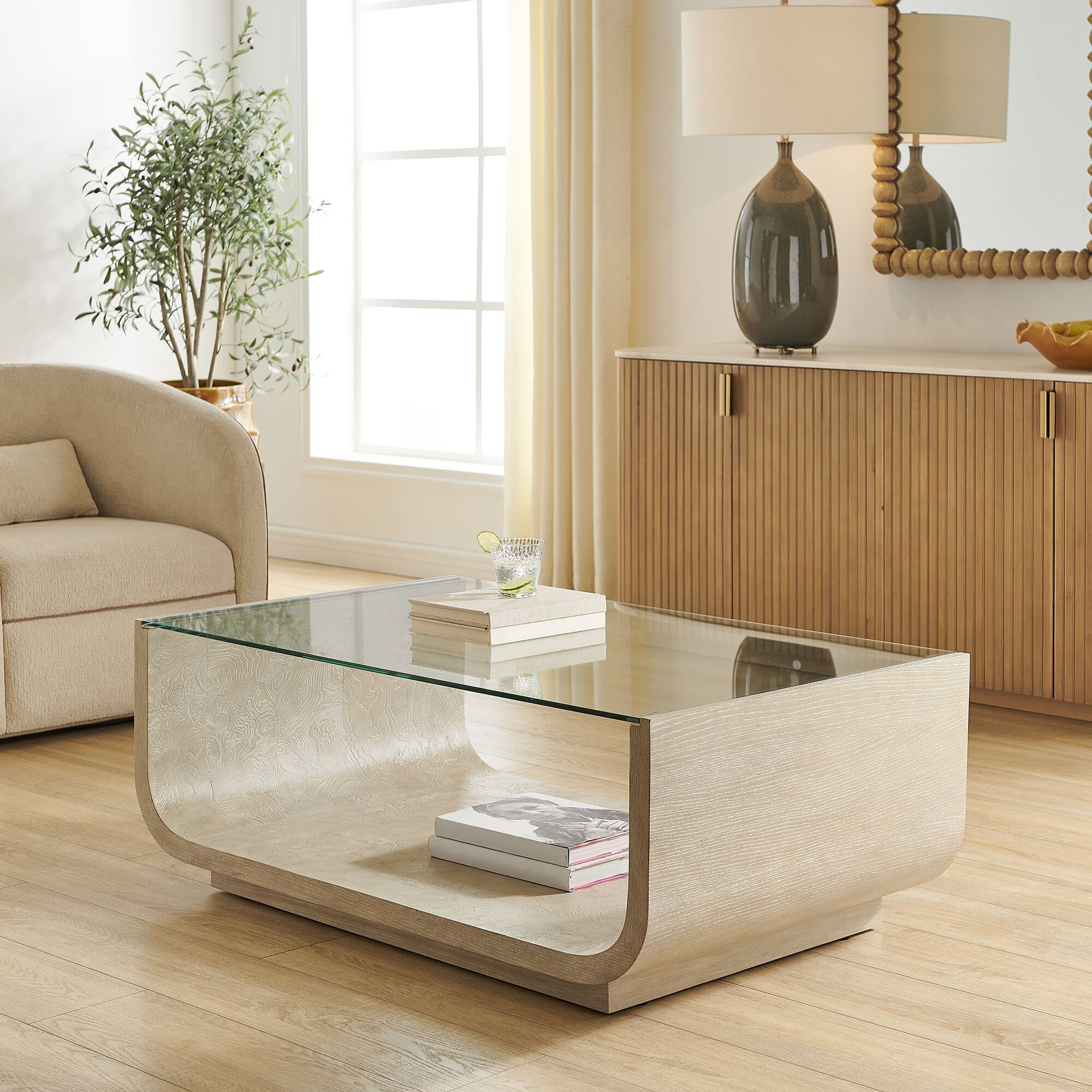 Maeva 46 Inch Coffee Table,