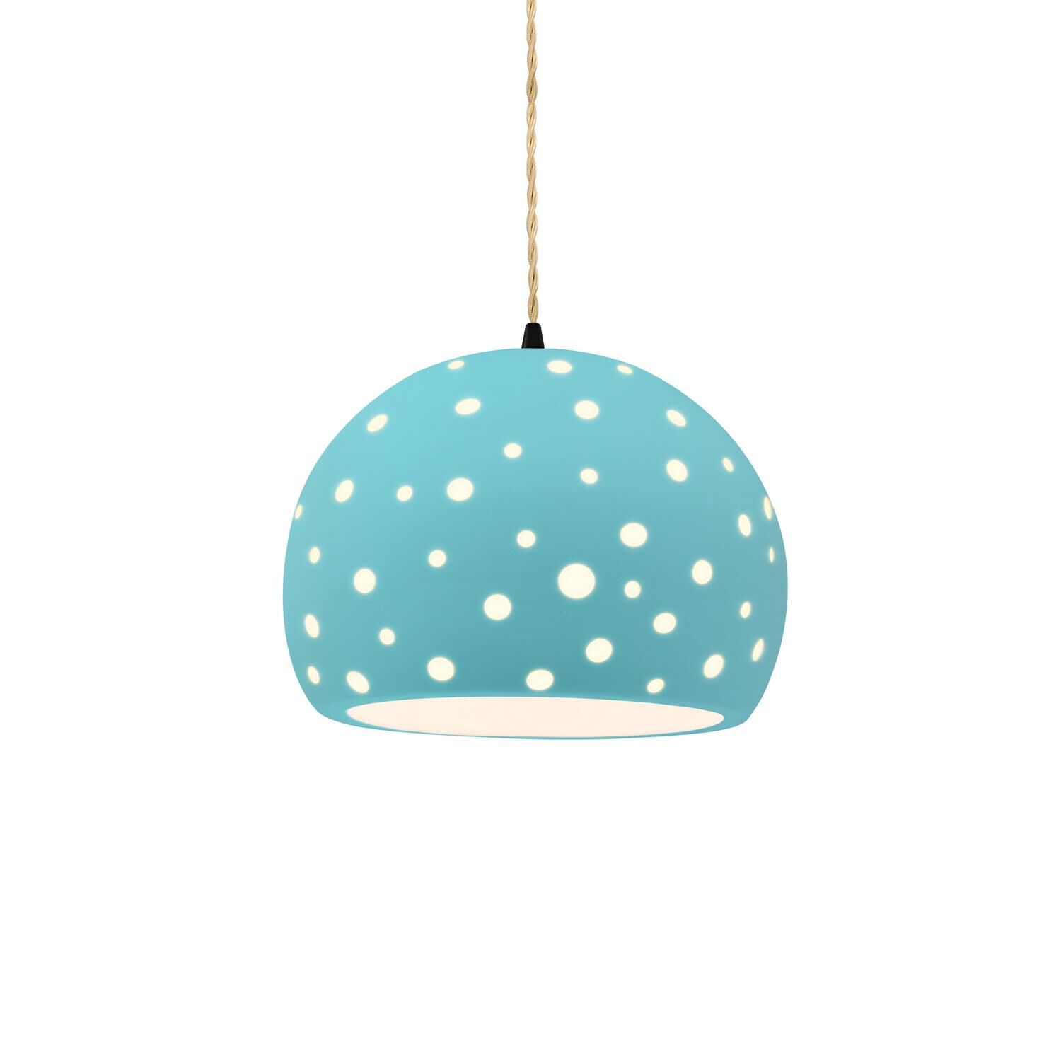 Shown in Matte Black finish and Reflecting Pool shade